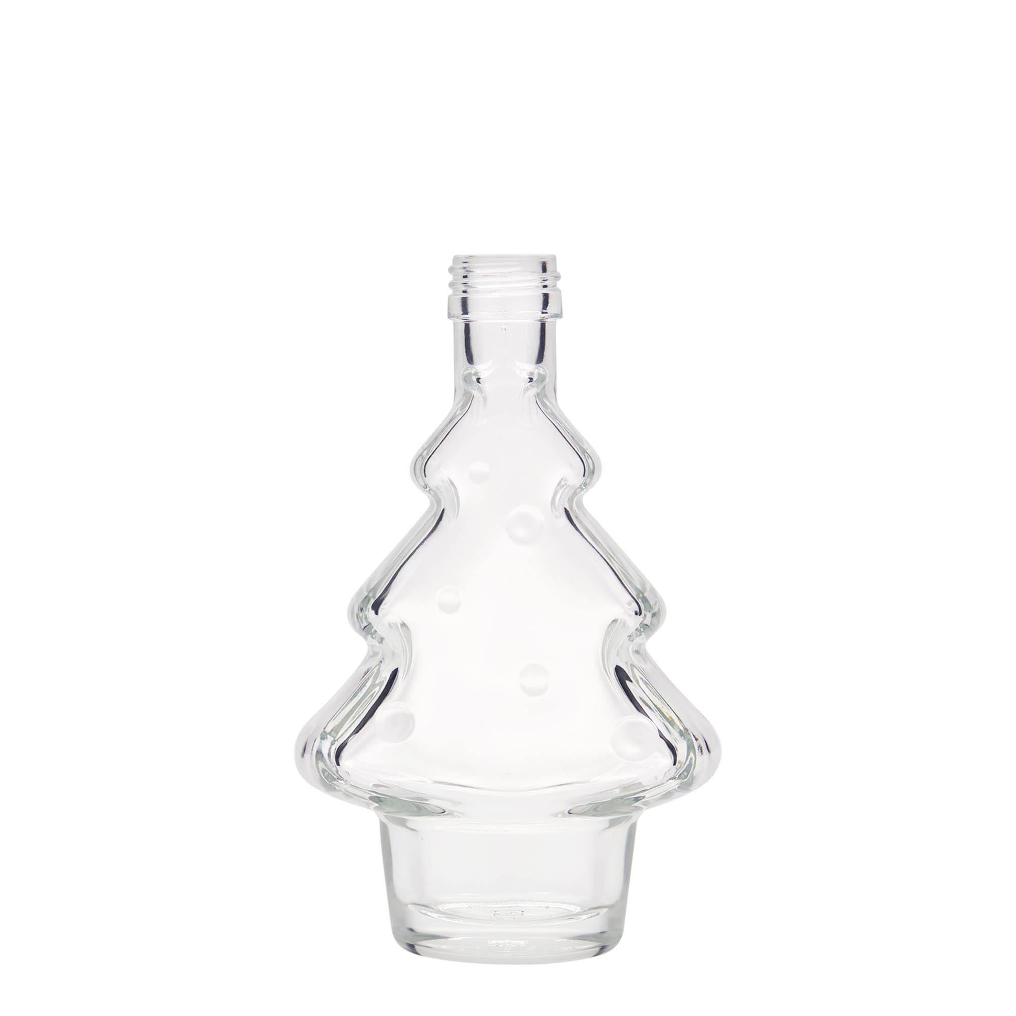 Flacon en verre 200 ml 'Sapin', ouverture : PP 28 Flacon en verre 200 ml 'Sapin', ouverture : PP 28