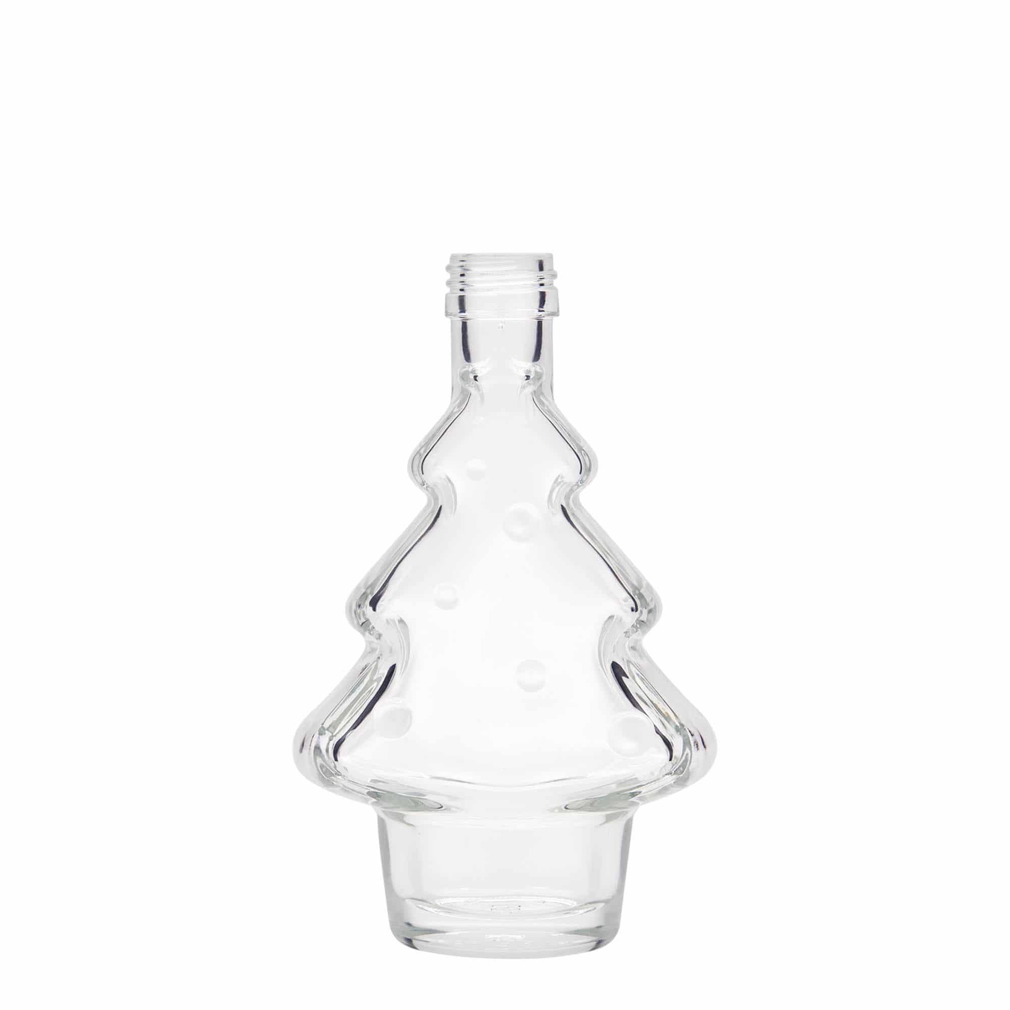 Flacon en verre 200 ml « Sapin », ouverture : PP 28