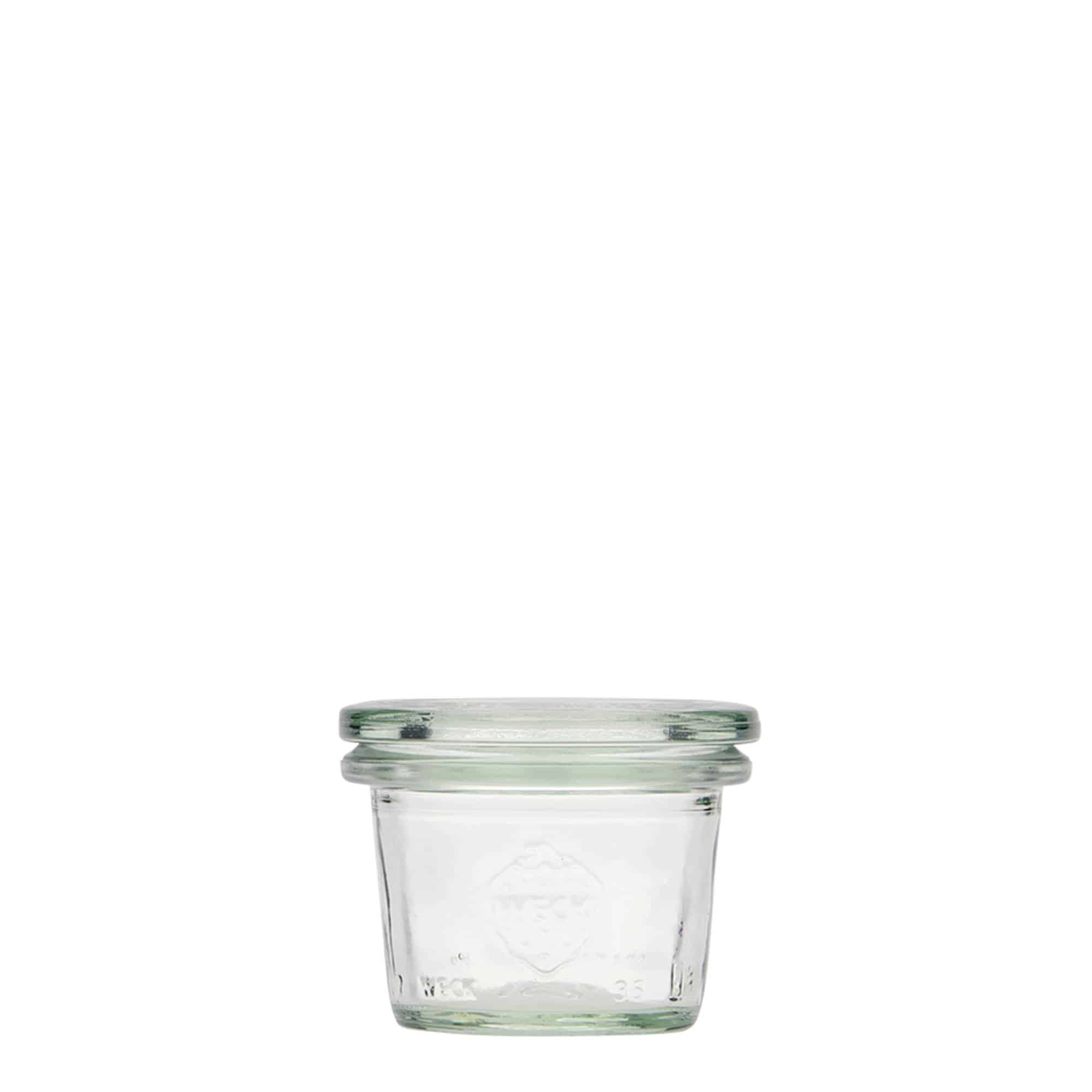 35 ml bocal WECK à fond conique, ouverture : bord rond