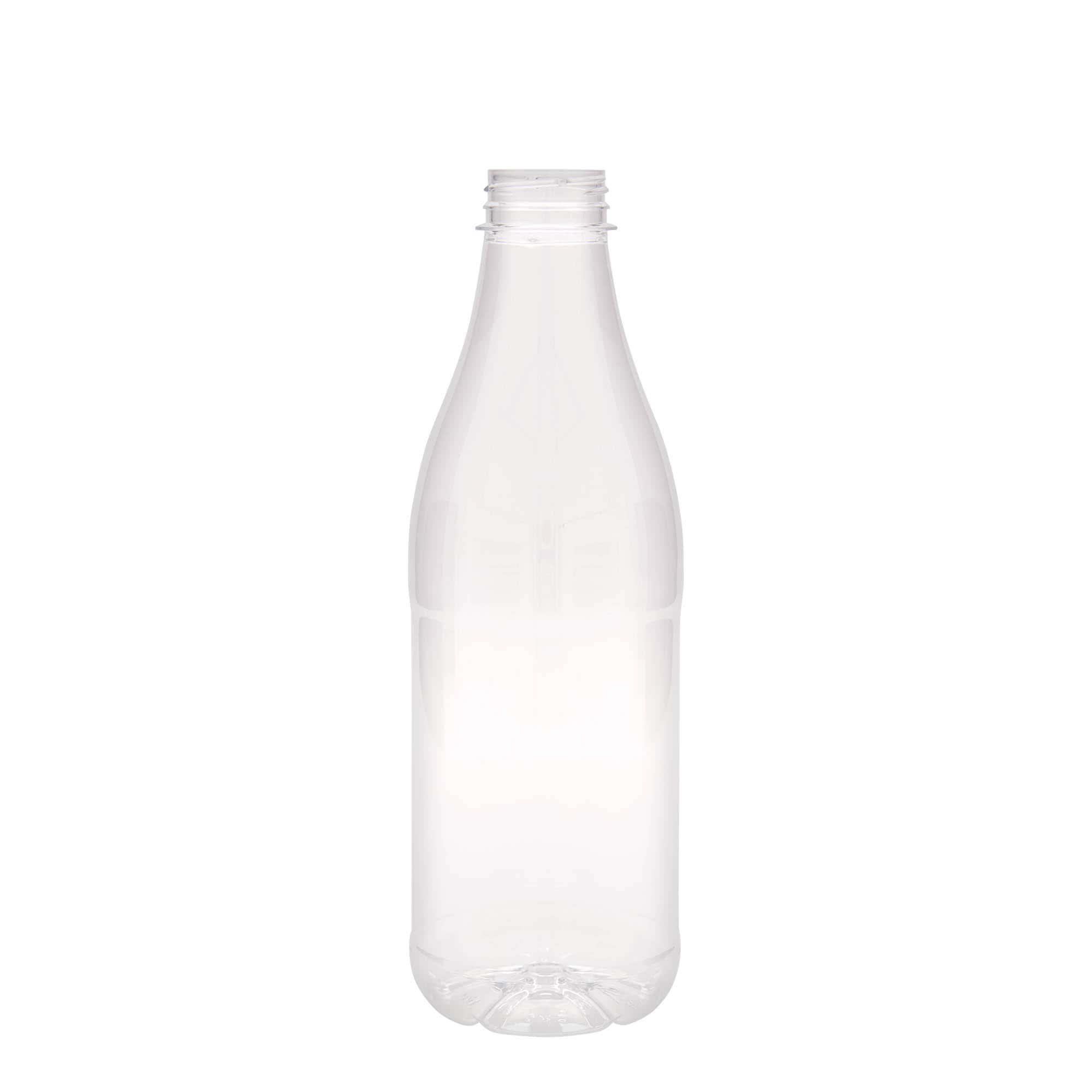 Bouteille PET 1 000 ml « Milk and Juice », plastique, ouverture : 38 mm