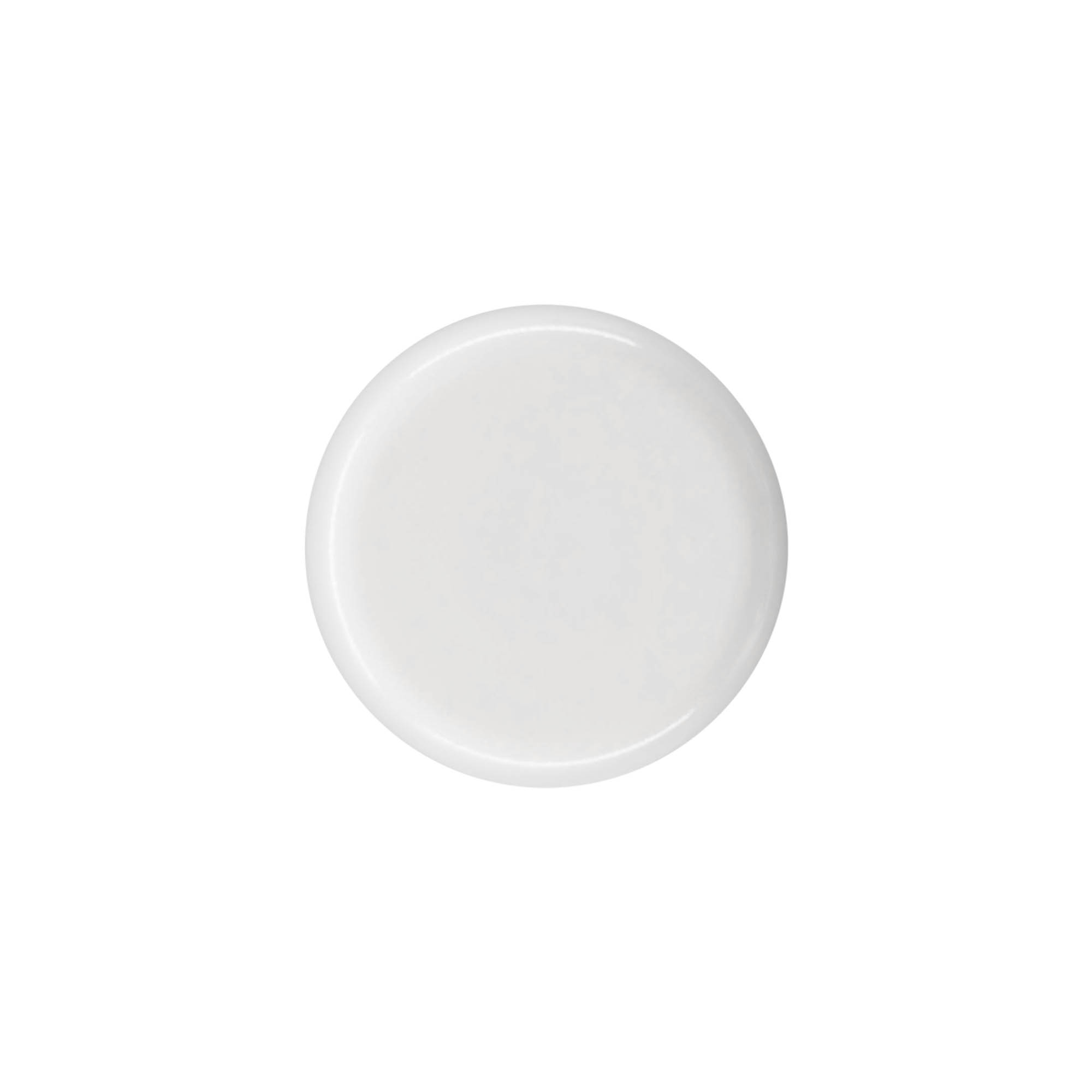 Bouchon à vis pour flacon rond avec insert de seringue, plastique PE, blanc, pour ouverture : DIN 18 Bouchon à vis pour flacon rond avec insert de seringue, plastique PE, blanc, pour ouverture : DIN 18