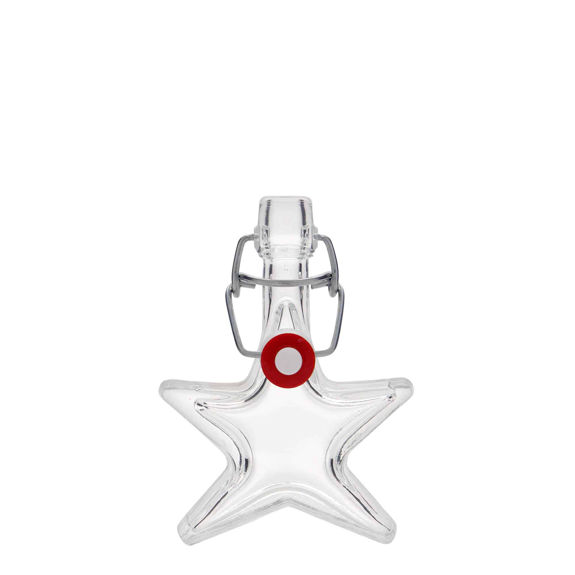 Bouteille en verre 40 ml 'Étoile', bouchage: bouchon mécanique Bouteille en verre 40 ml 'Étoile', bouchage: bouchon mécanique