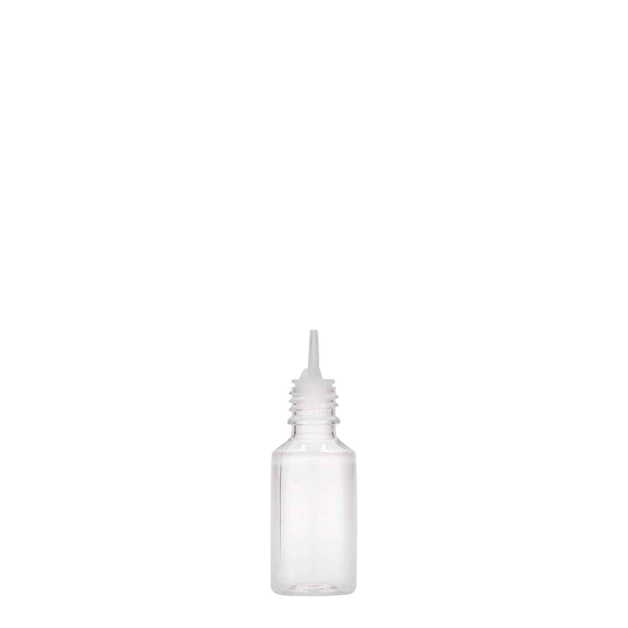 Flacon PET 10 ml « E-Liquid » avec sécurité qualité et enfant, plastique, ouverture : bouchon à vis