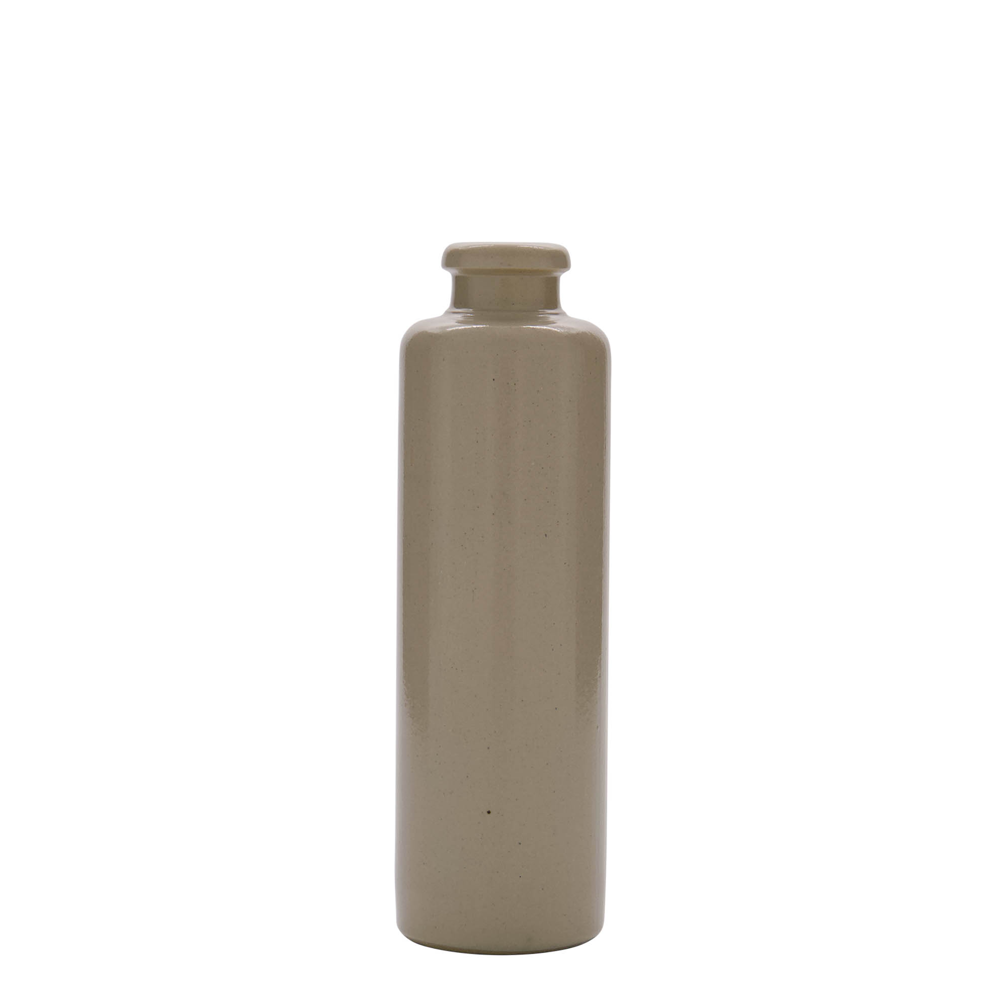 Cruche en terre cuite 200 ml, grès, beige, ouverture : liège