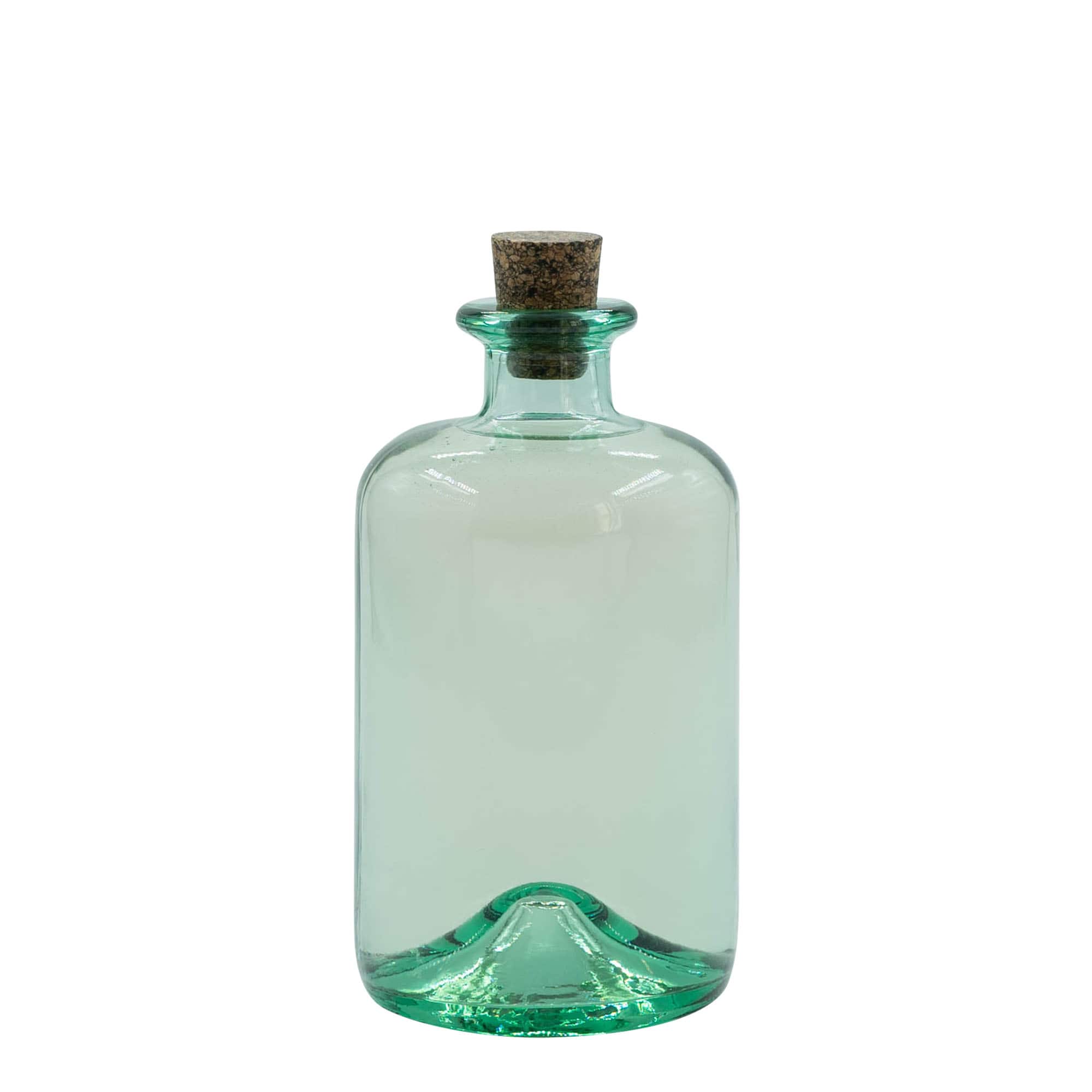 Bouteille en verre 500 ml « Pharma », ouverture : bouchon en liège