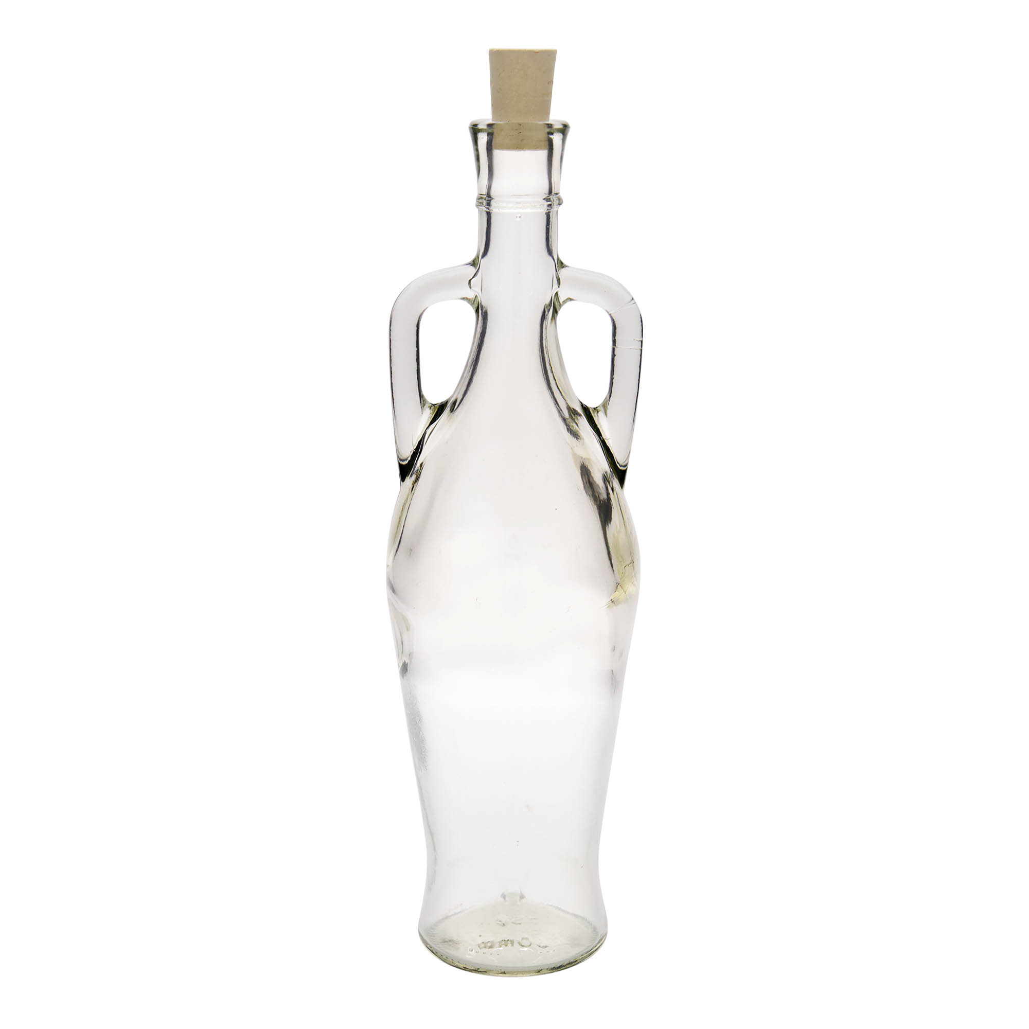 Bouteille en verre de 750 ml « Amphore », ouverture : bouchon en liège Bouteille en verre de 750 ml « Amphore », ouverture : bouchon en liège