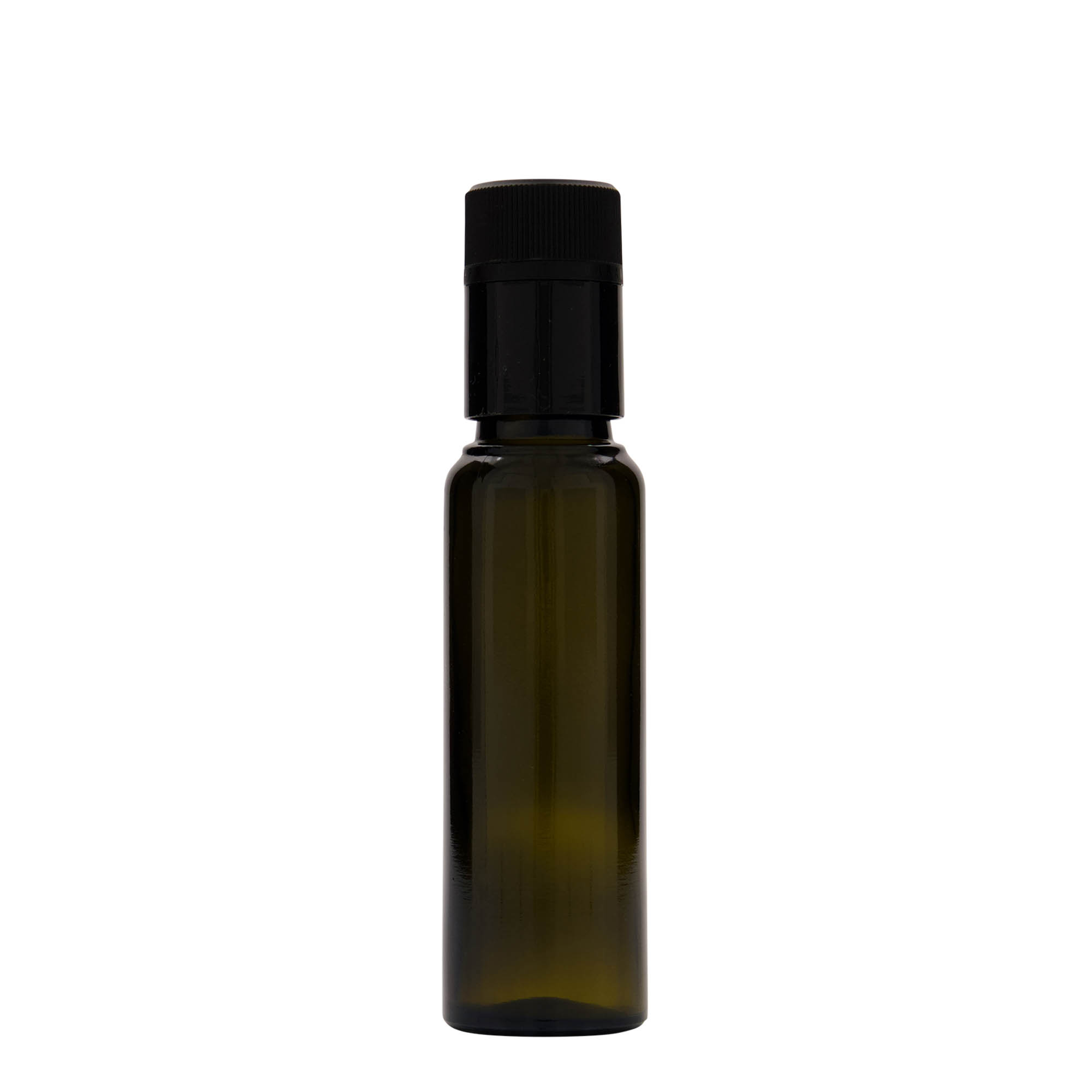 Flacon vinaigre/huile 100 ml 'Willy New', verre, vert antique, ouverture : DOP Flacon vinaigre/huile 100 ml 'Willy New', verre, vert antique, ouverture : DOP
