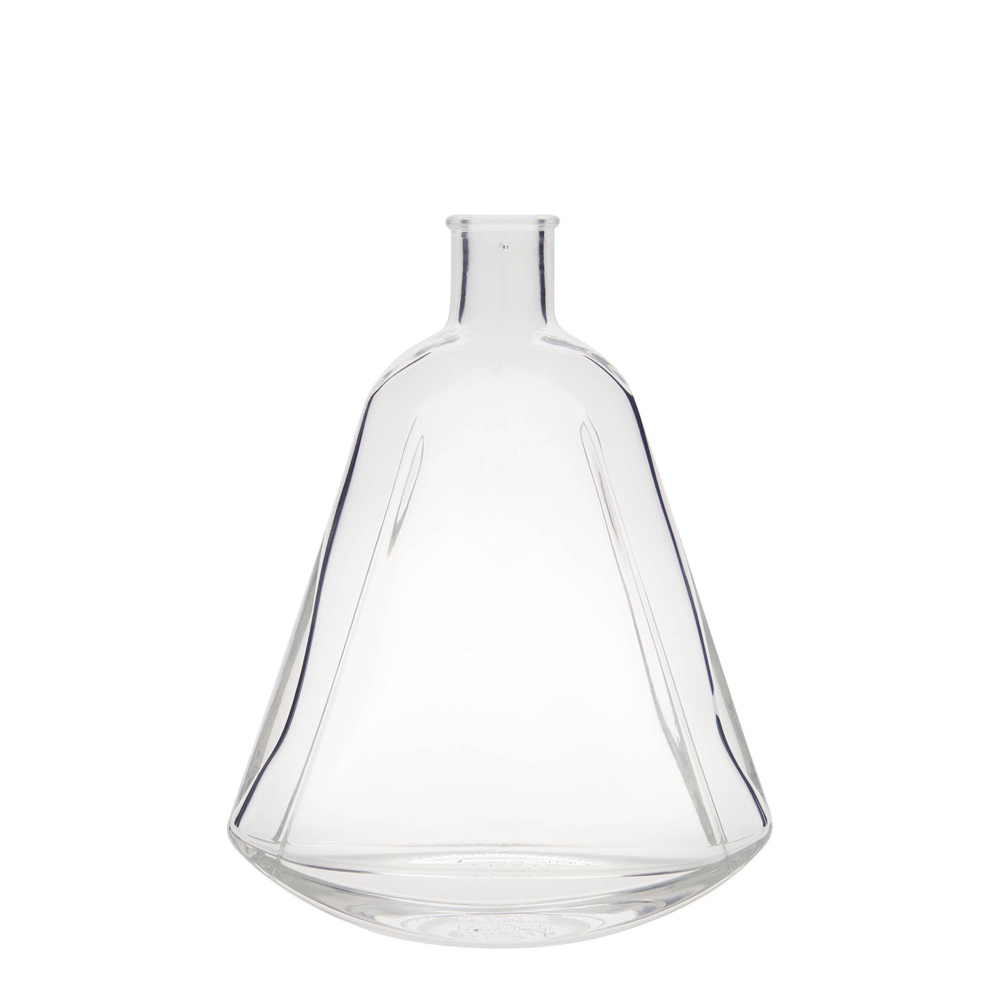 Bouteille en verre 350 ml 'Maurizio', ovale, ouverture : bouchon en liège Bouteille en verre 350 ml 'Maurizio', ovale, ouverture : bouchon en liège