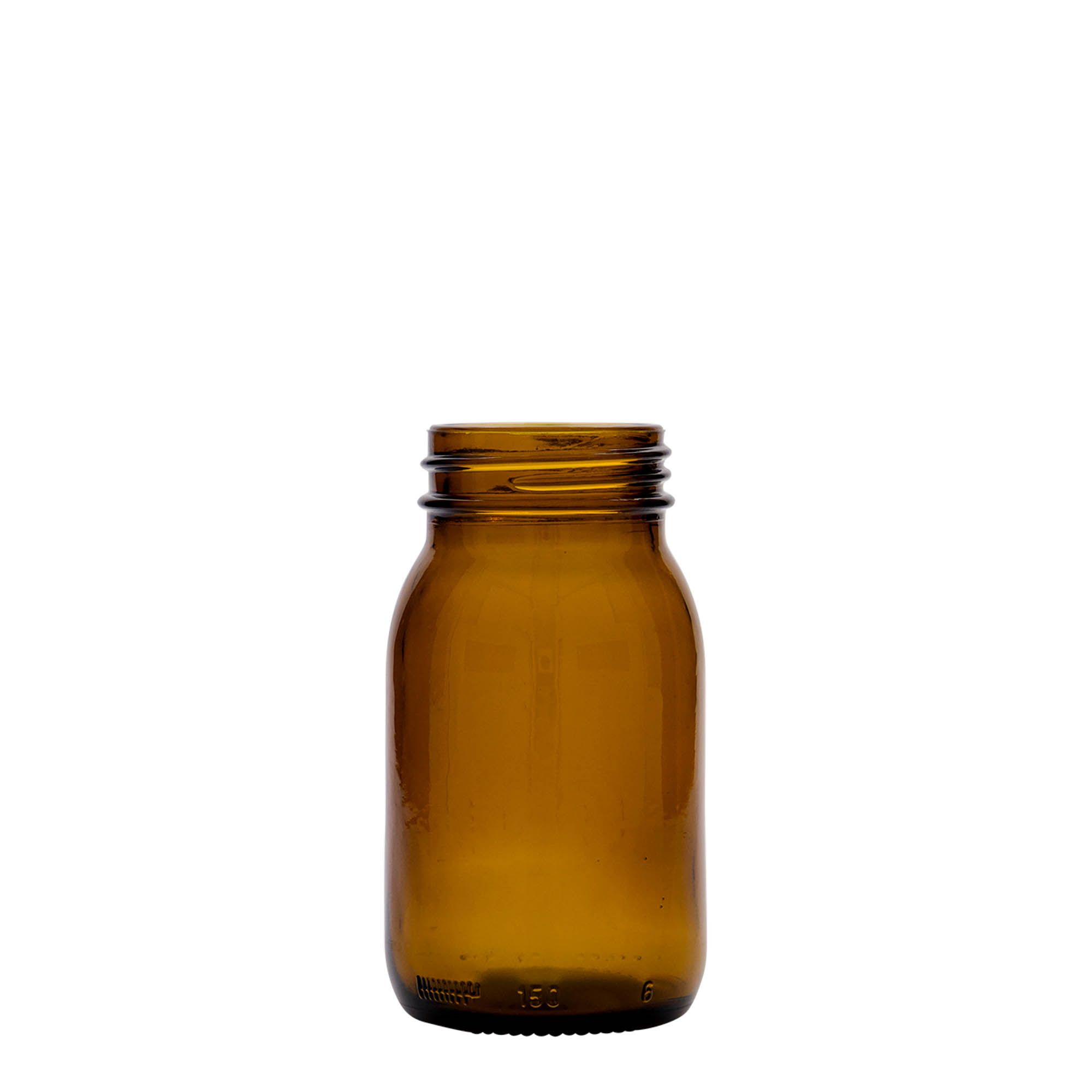 150 ml bocal à col large, brun, ouverture : DIN 45 150 ml bocal à col large, brun, ouverture : DIN 45