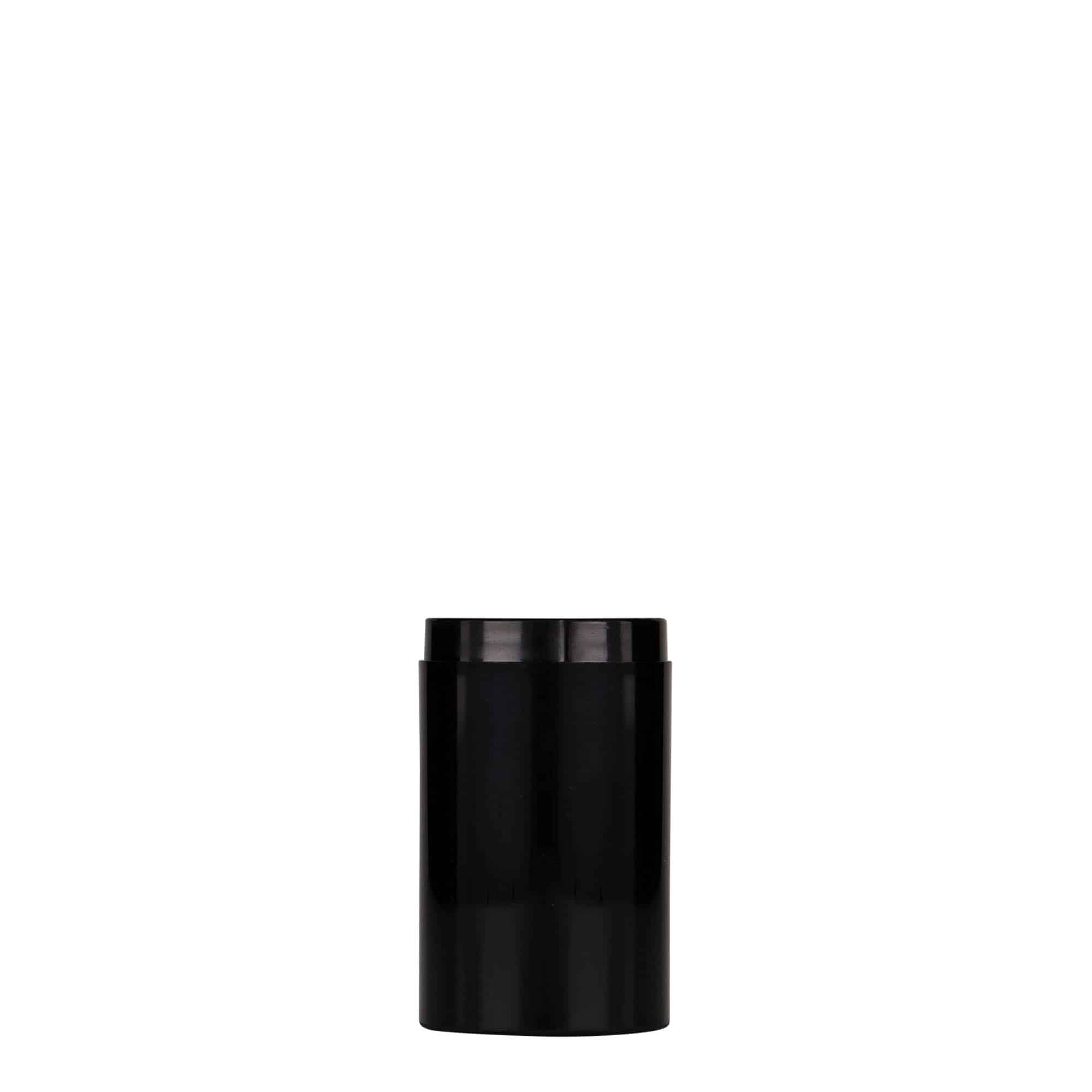 Flacon airless 30 ml 'Mezzo', plastique PP, noir Flacon airless 30 ml 'Mezzo', plastique PP, noir