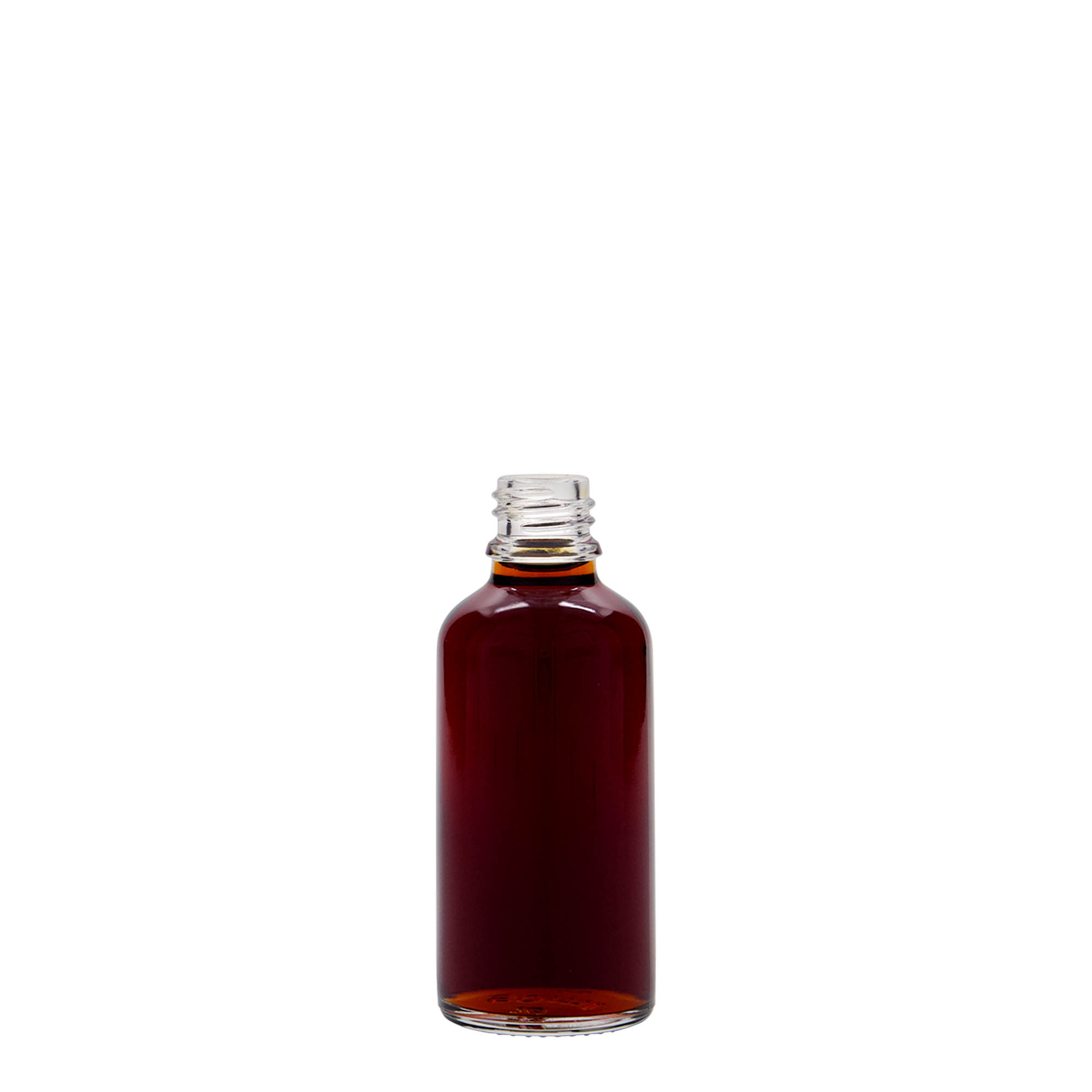 Flacon médical 50 ml, verre, ouverture : DIN 18