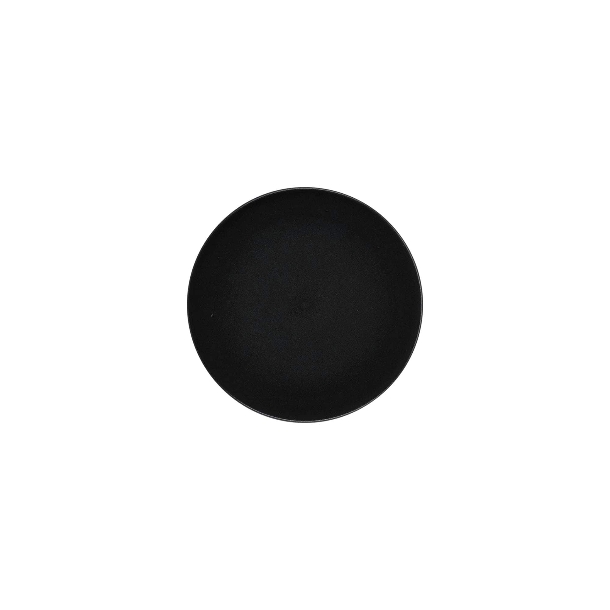 Bouchon à vis pour 50 ml 'Antonella', plastique PP, noir