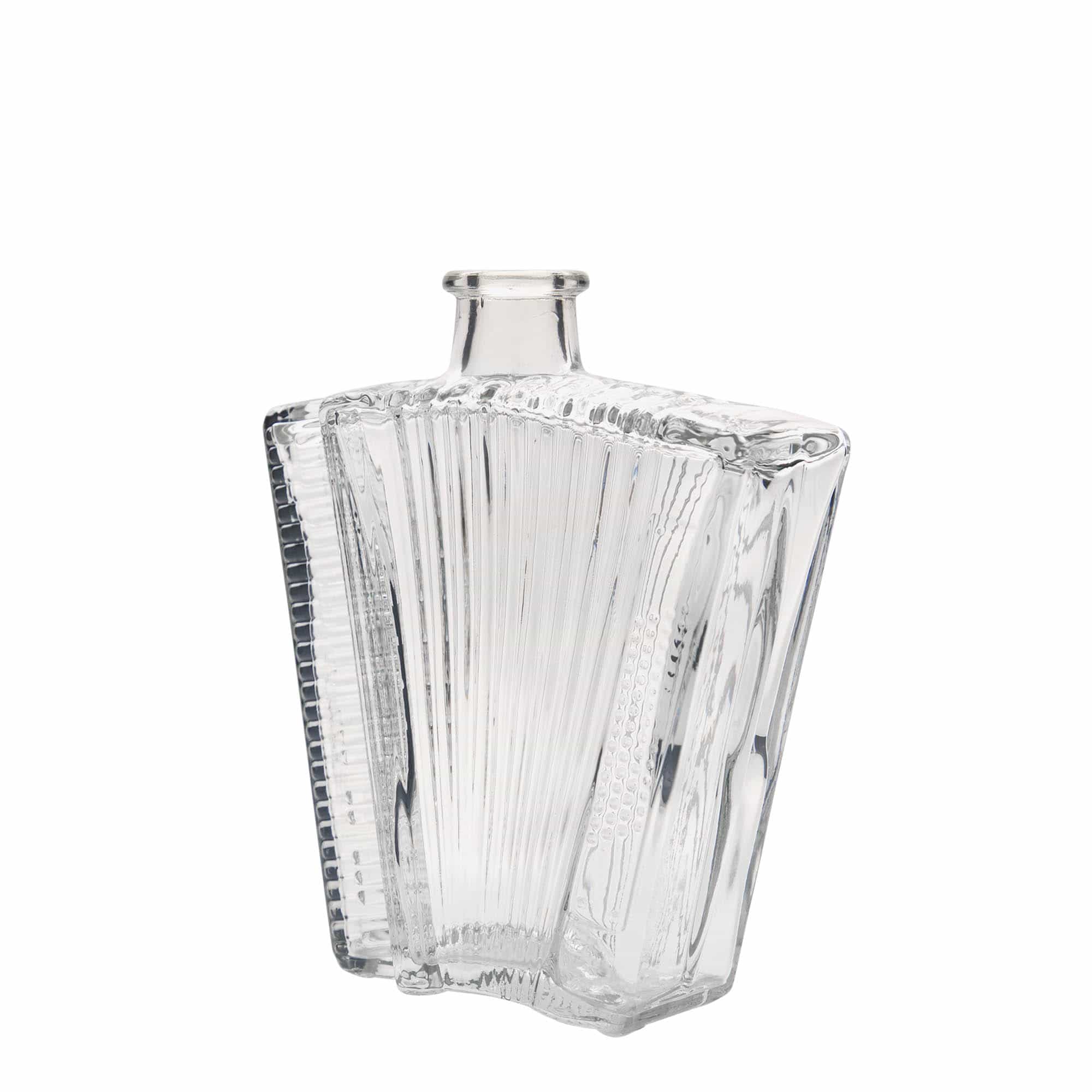 Bouteille en verre 500 ml « Accordéon », ouverture : liège