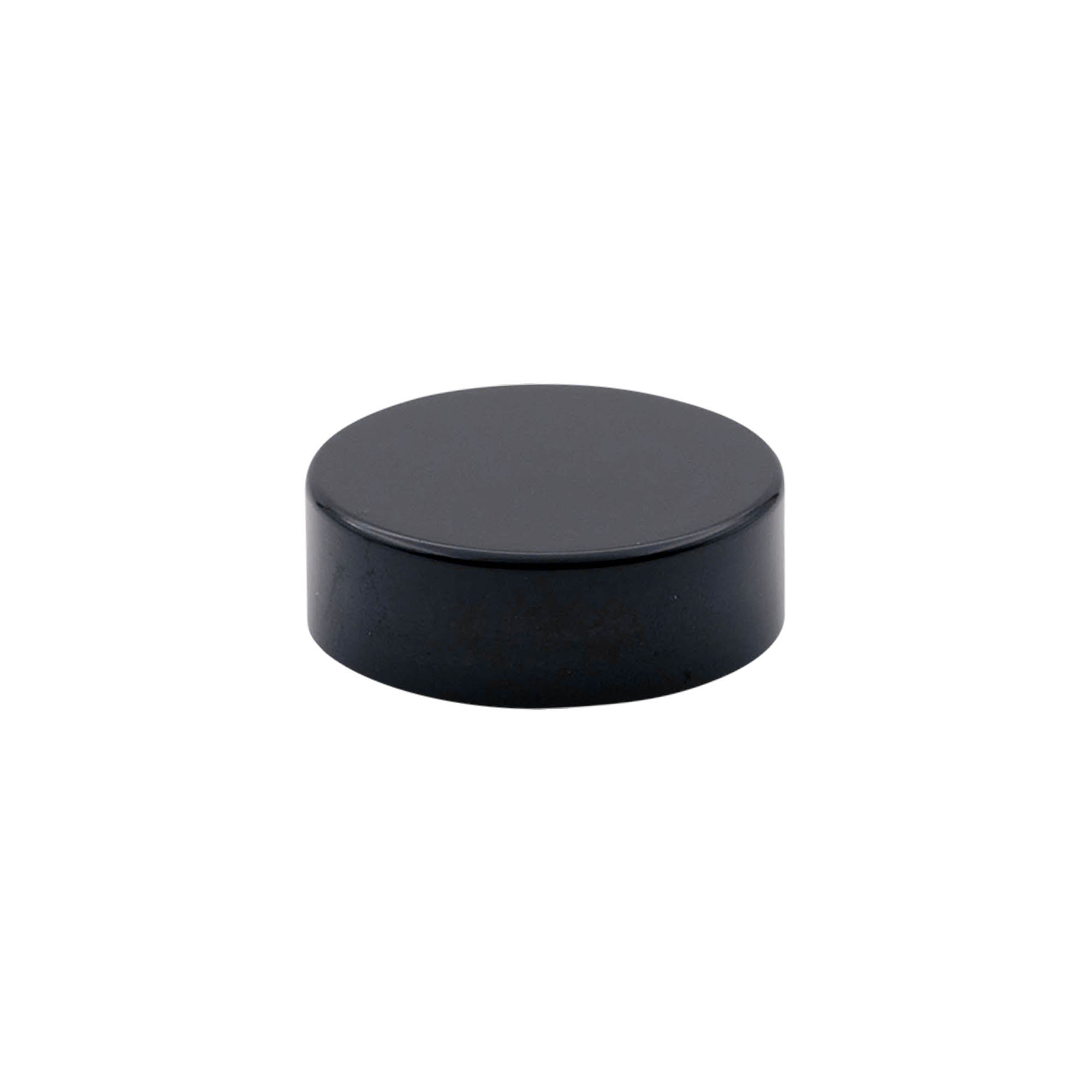 Bouchon à vis pour 30 ml 'Brown Line', plastique HPM, noir