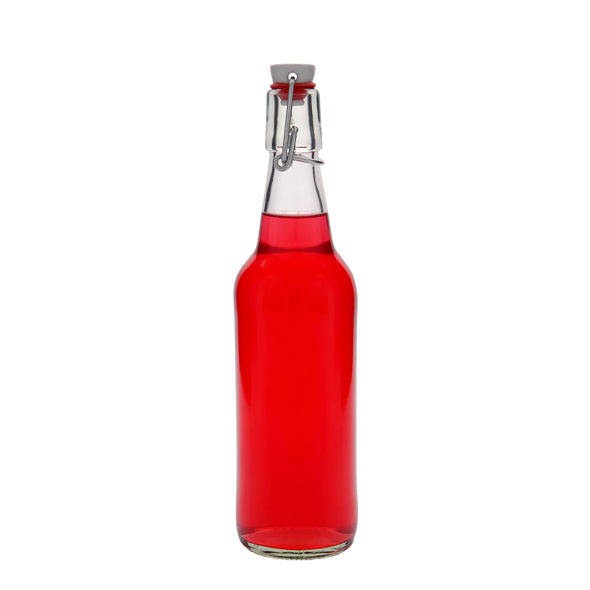 Bouteille de bière 500 ml, verre, ouverture : fermeture à bascule