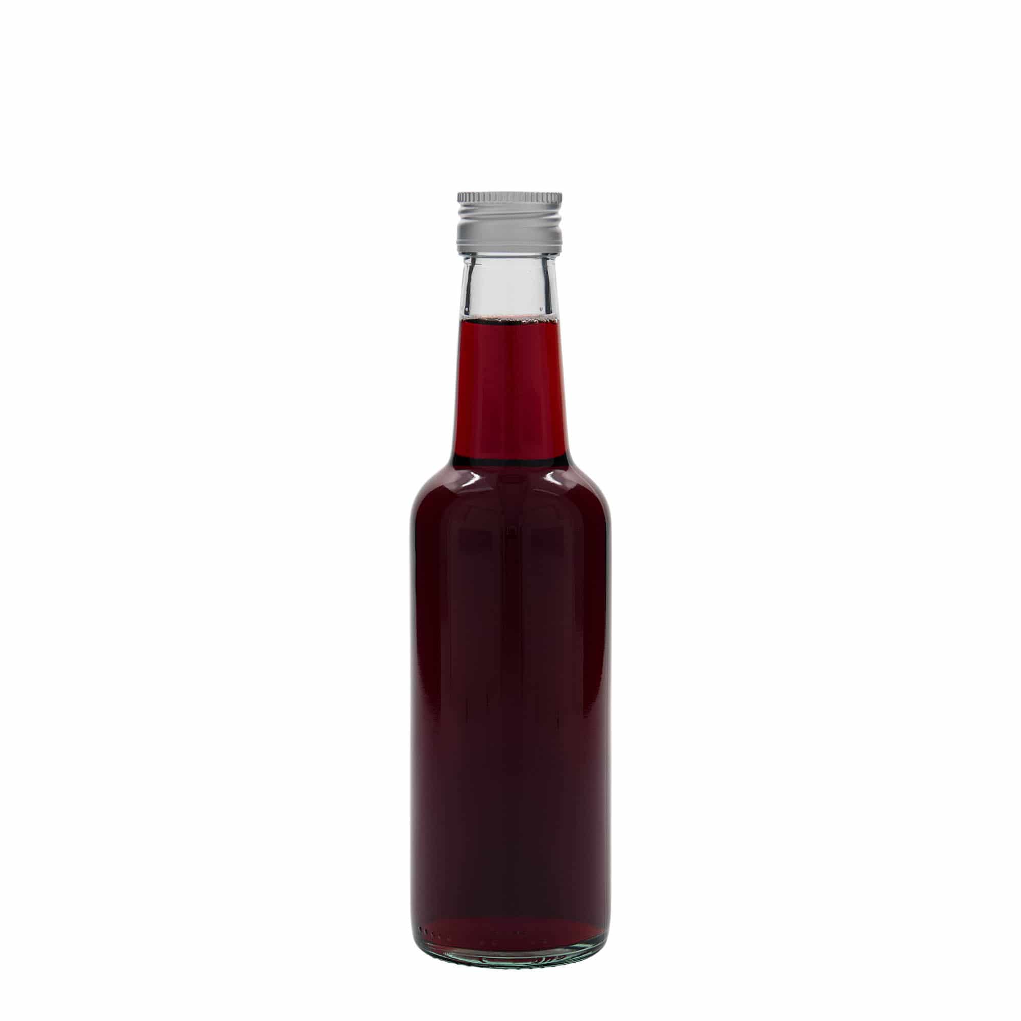 Bouteille en verre 250 ml à col droit, ouverture : PP 28