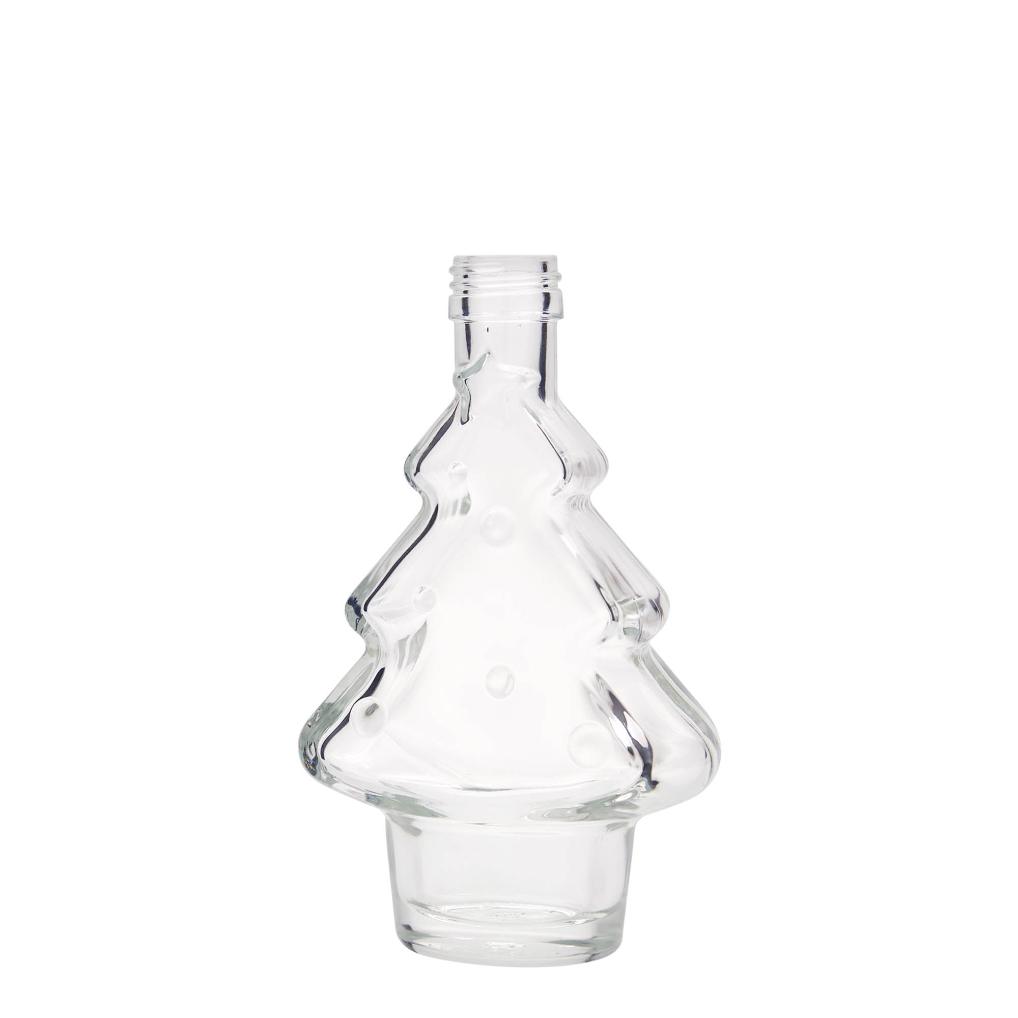 Flacon en verre 200 ml 'Sapin', ouverture : PP 28 Flacon en verre 200 ml 'Sapin', ouverture : PP 28
