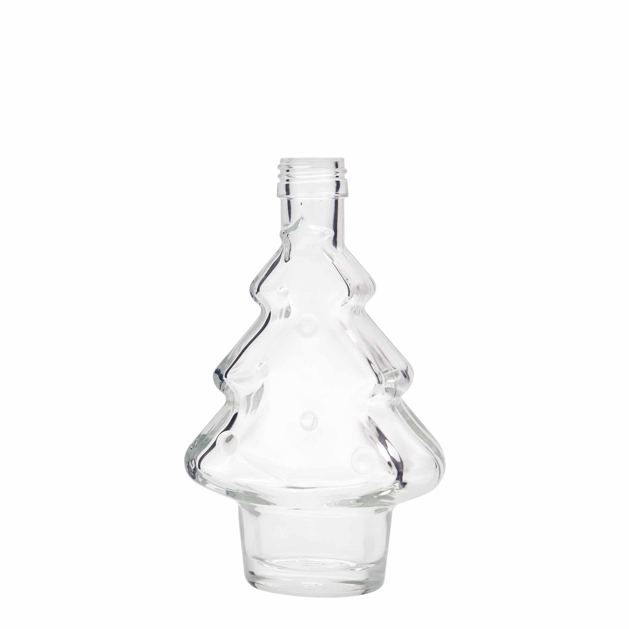 Flacon en verre 200 ml « Sapin », ouverture : PP 28