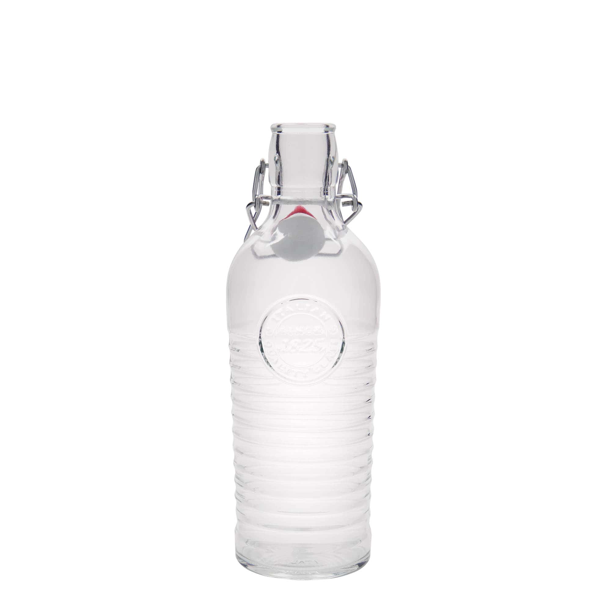 Bouteille en verre de 750 ml 'Officina 1825', ouverture : bouchon à bascule