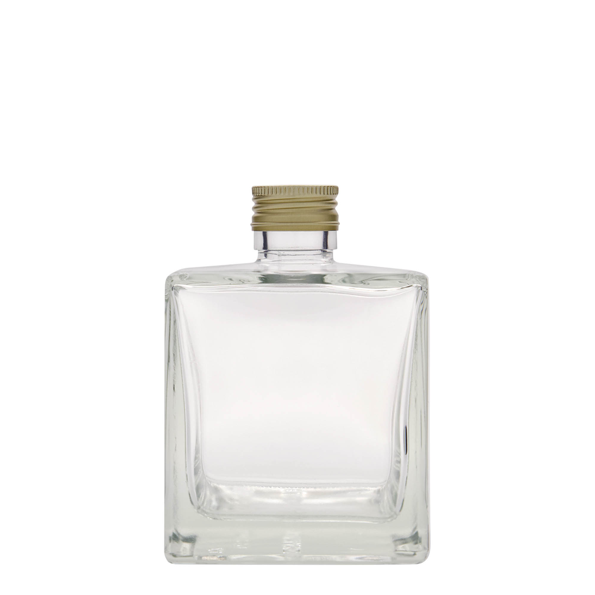 Flacon en verre 500 ml « Cube », carré, ouverture : PP 31,5 Flacon en verre 500 ml « Cube », carré, ouverture : PP 31,5