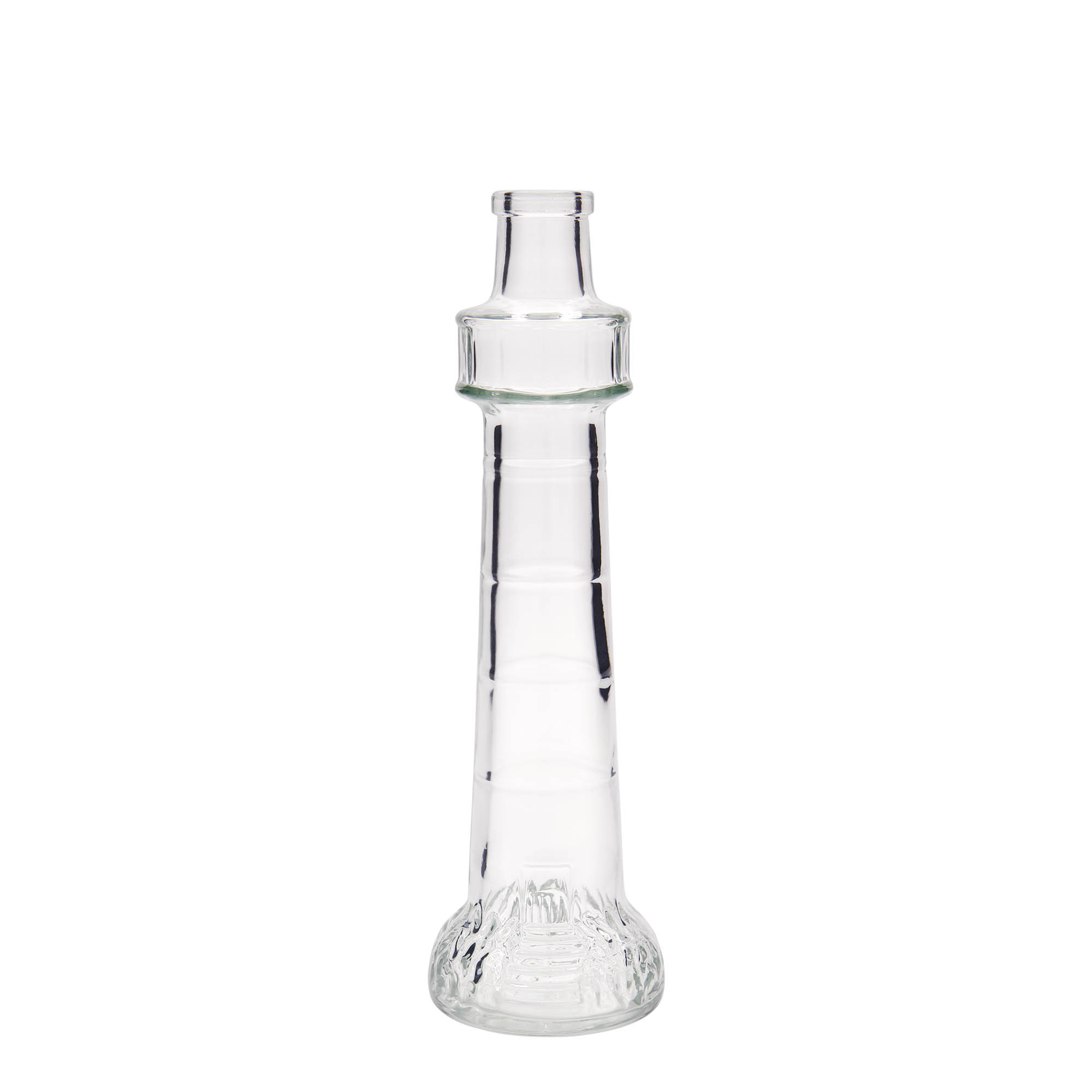 Flacon en verre 200 ml « Leuchtturm », ouverture : liège Flacon en verre 200 ml « Leuchtturm », ouverture : liège