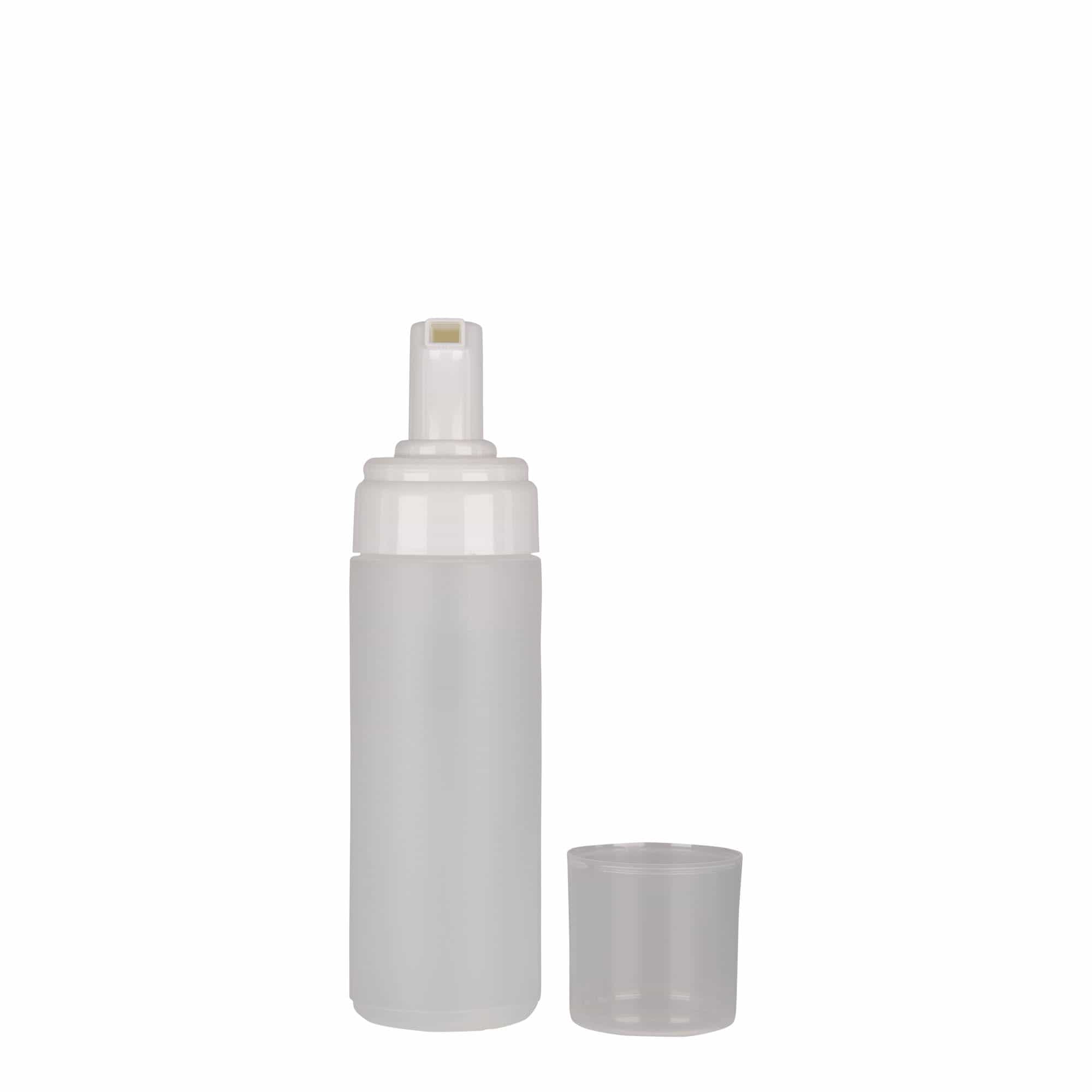 Flacon distributeur de 150 ml « Foamer », plastique PE, naturel, ouverture : bouchon à vis Flacon distributeur de 150 ml « Foamer », plastique PE, naturel, ouverture : bouchon à vis