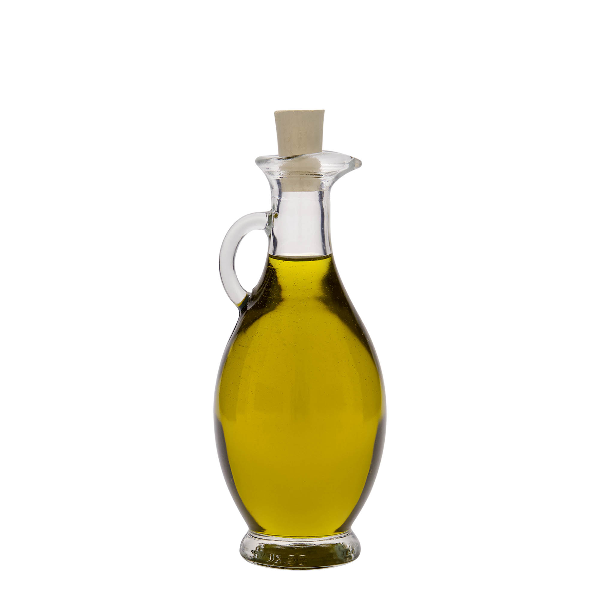 Flacon 250 ml pour vinaigre/huile 'Egizia', ouverture : bouchon en liège