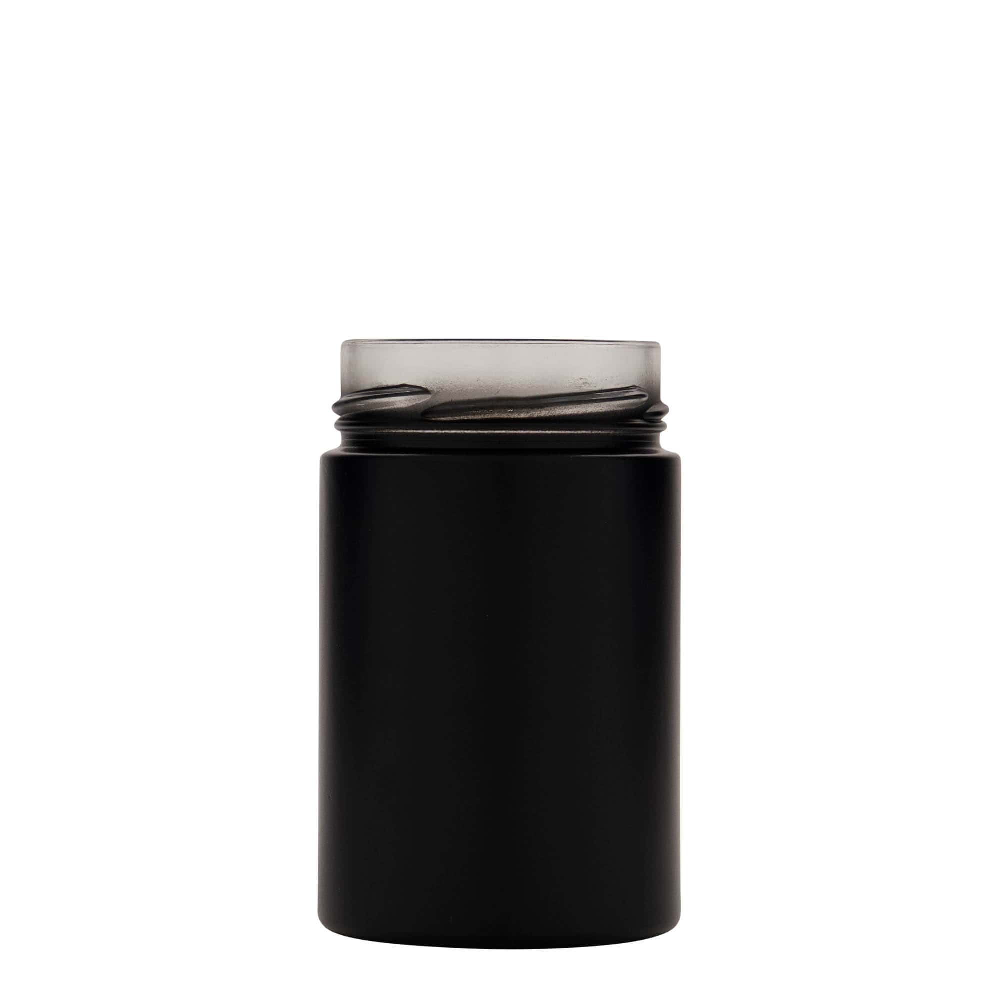 Verre rond 327 ml « Aurora », noir, ouverture : Deep-Twist-Off (DTO 66)