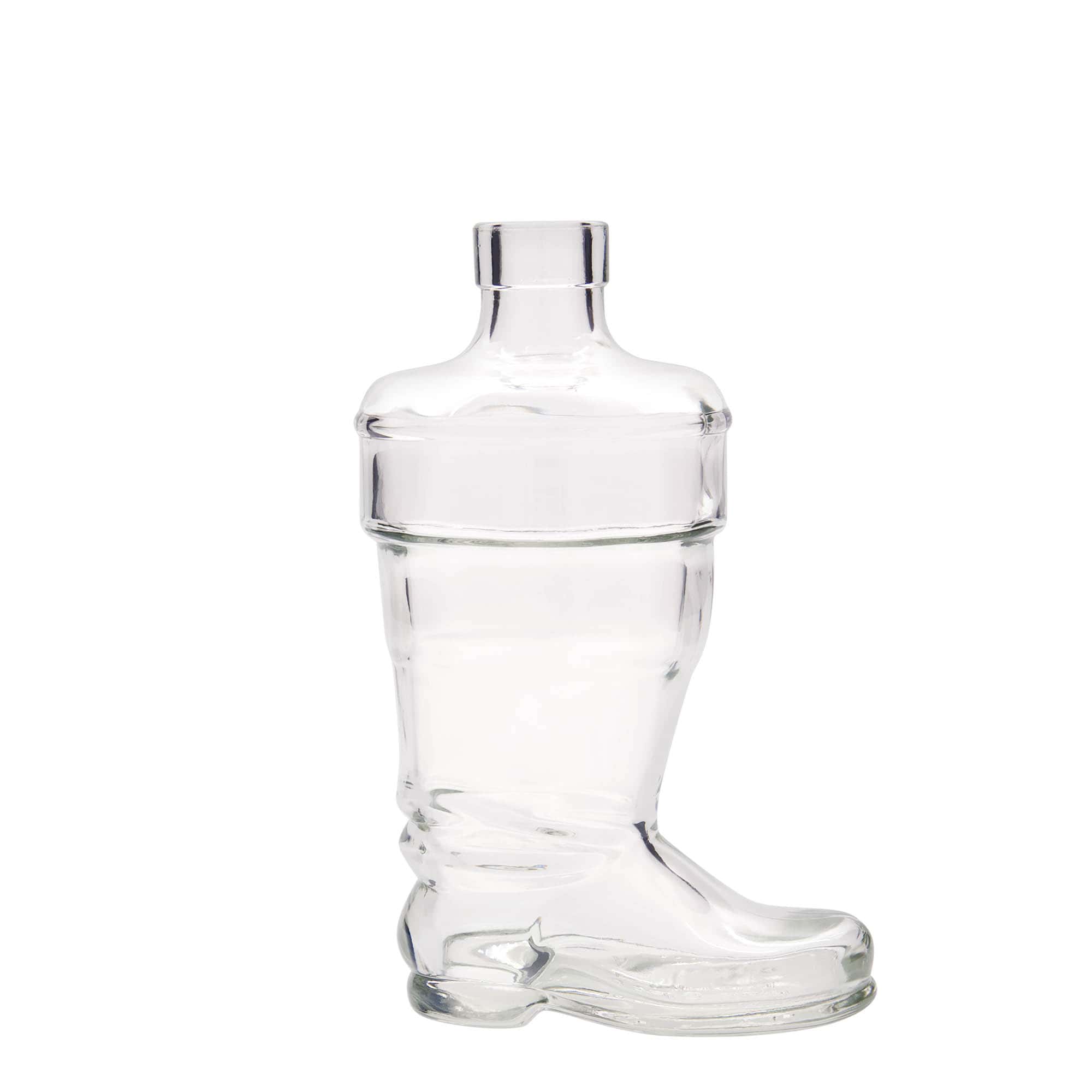 Bouteille en verre 350 ml « Bottine », ouverture : bouchon en liège Bouteille en verre 350 ml « Bottine », ouverture : bouchon en liège