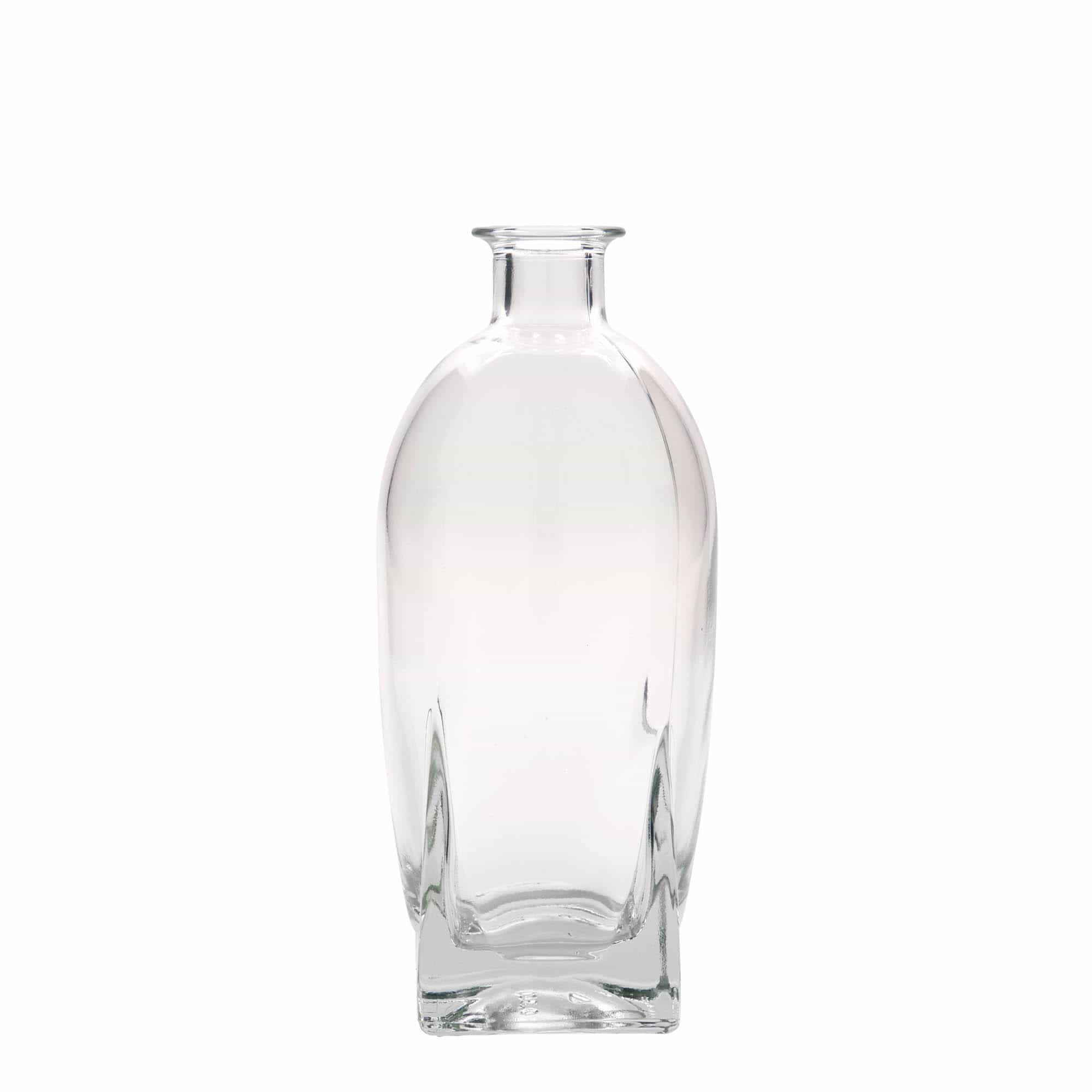 Bouteille en verre 500 ml 'Zino', carrée, bouchage: bouchon Bouteille en verre 500 ml 'Zino', carrée, bouchage: bouchon