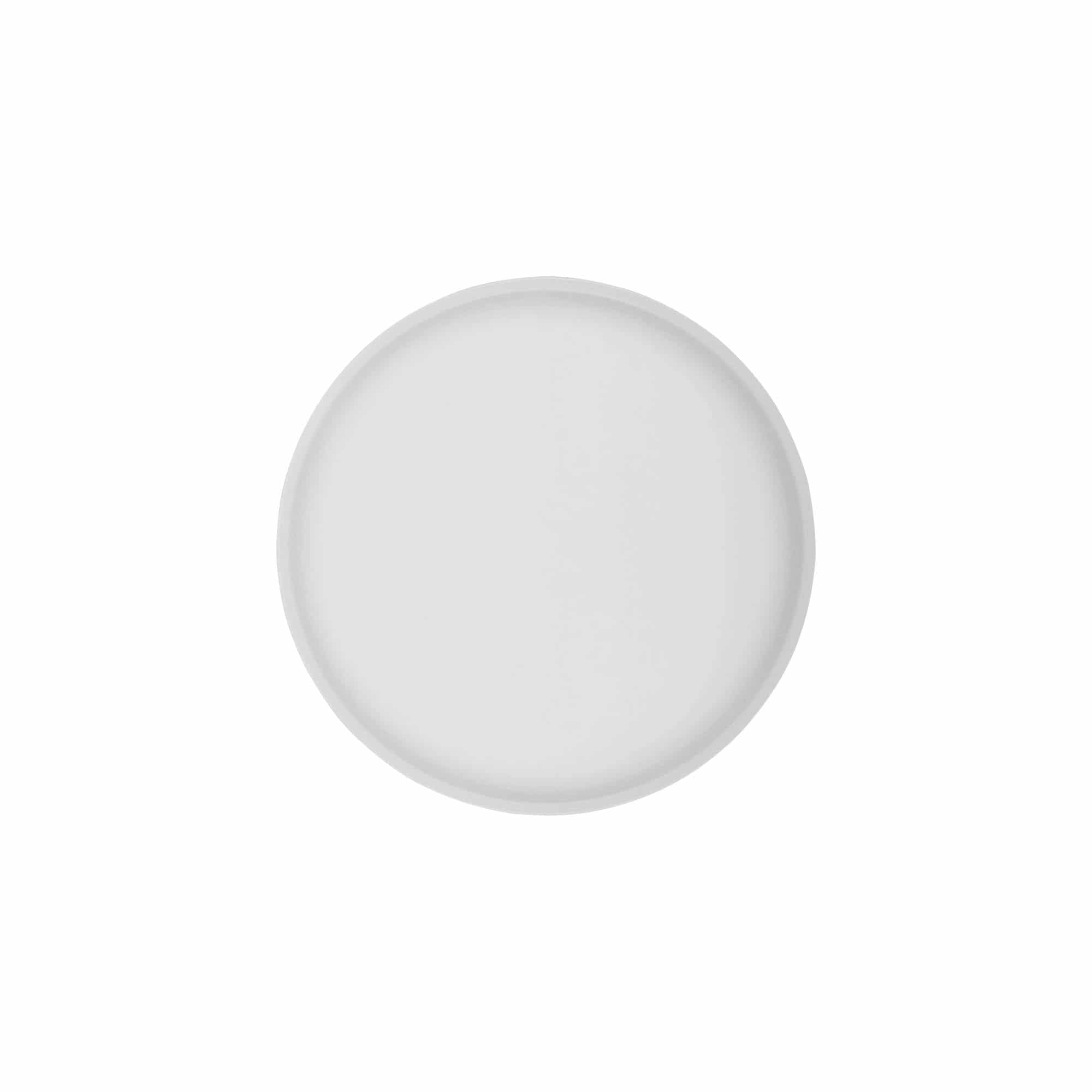 Bouchon à vis 'Clear/Platin Edition', plastique PP, blanc, pour col : 70/2P