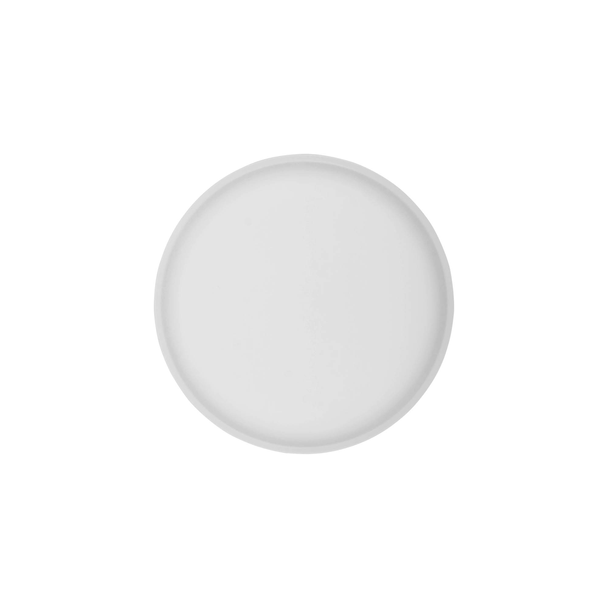 Bouchon à vis « Clear/Platin Edition », plastique PP, blanc, pour ouverture : 70/2P