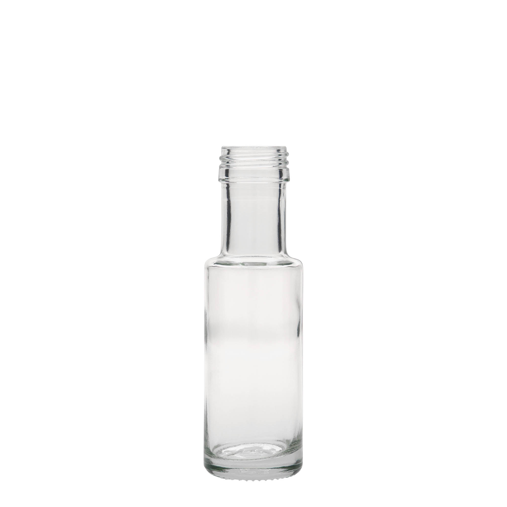 Flacon en verre 100 ml 'Dorica', ouverture : PP 31,5 Flacon en verre 100 ml 'Dorica', ouverture : PP 31,5