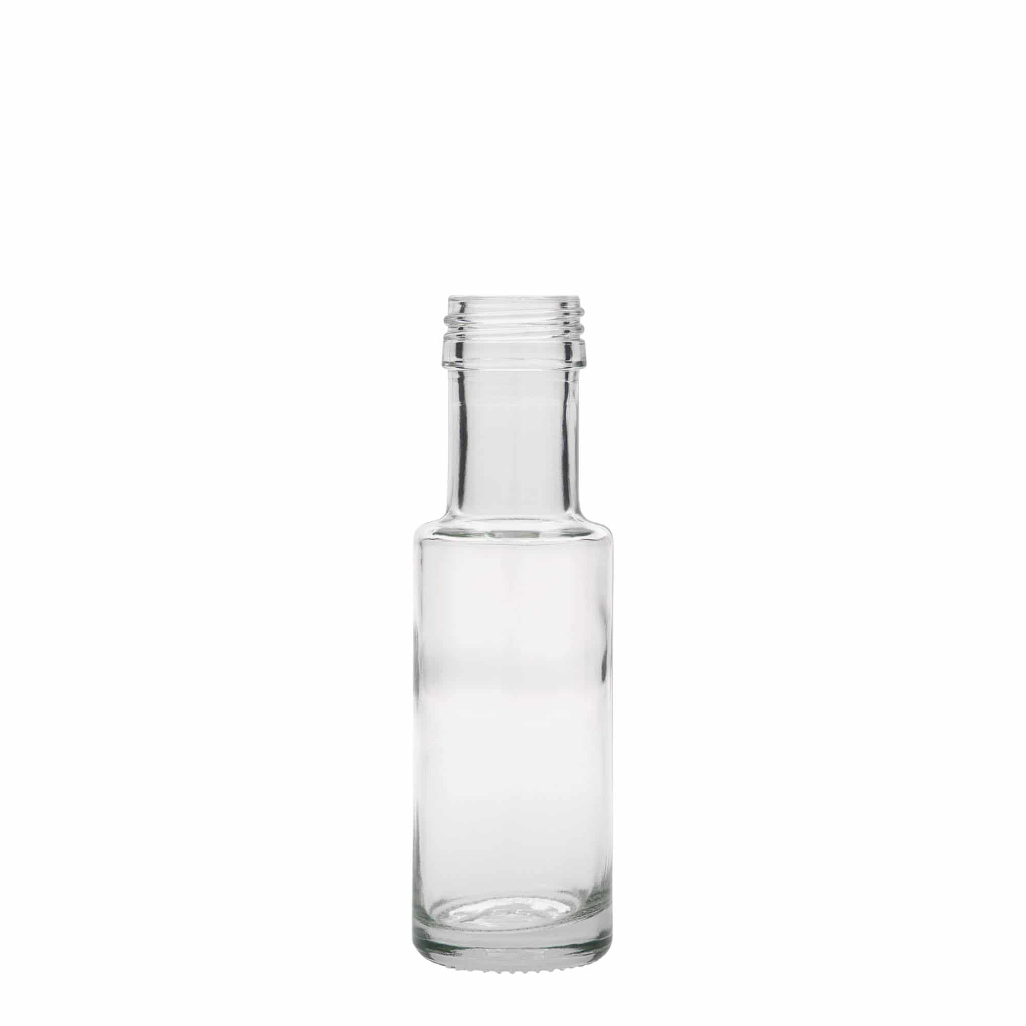 Flacon en verre 100 ml « Dorica », ouverture : PP 31,5