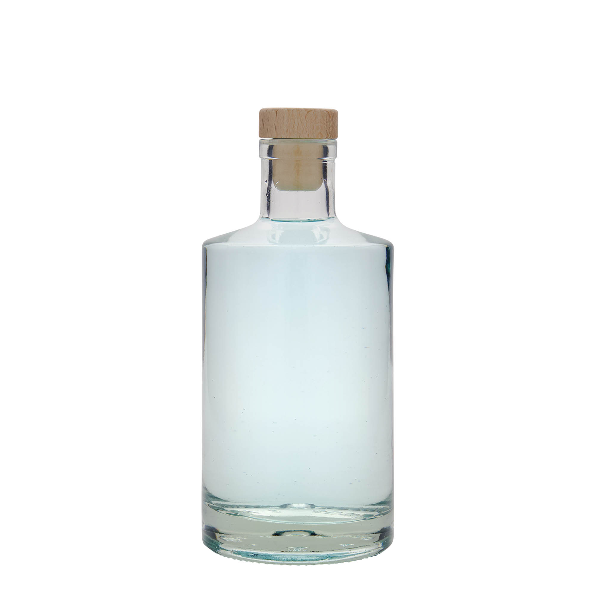 Bouteille en verre 500 ml 'Caroline', ouverture : bouchon en liège Bouteille en verre 500 ml 'Caroline', ouverture : bouchon en liège