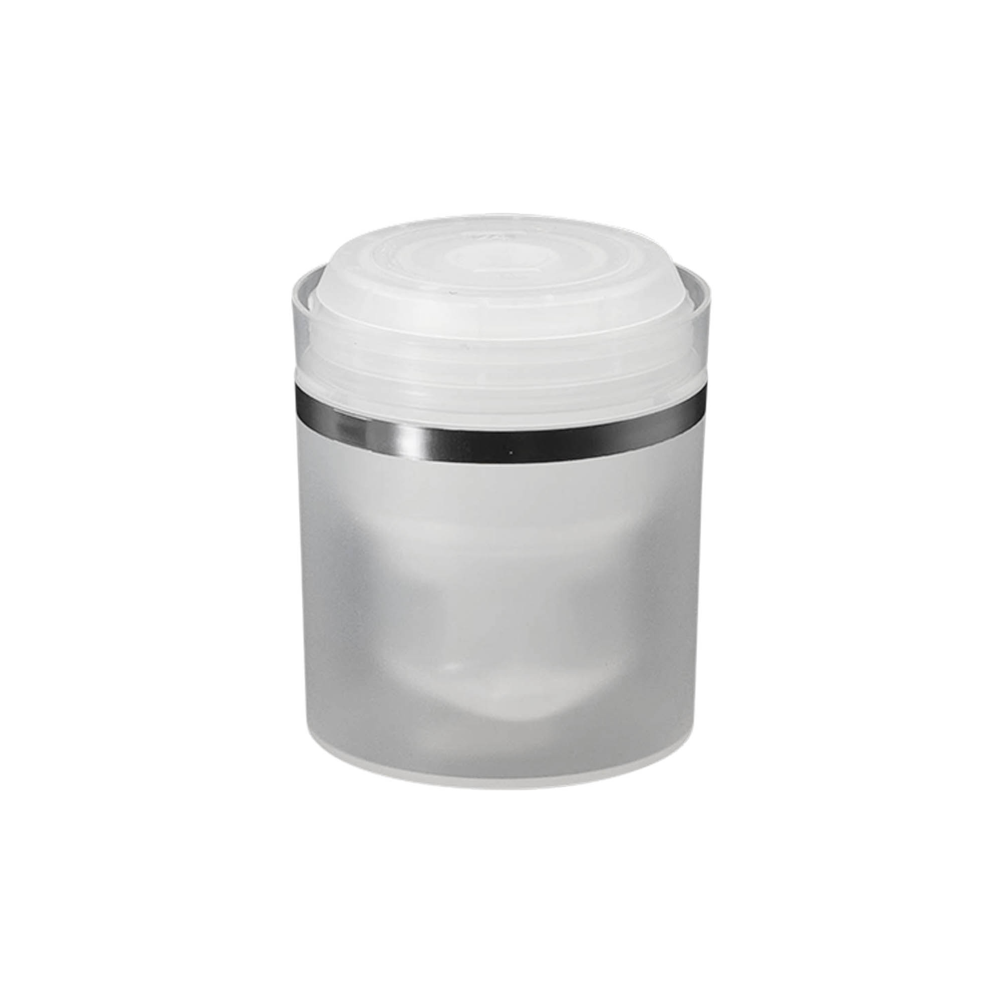 Pompe distributrice sans air 'Mezzo', plastique PP, naturel