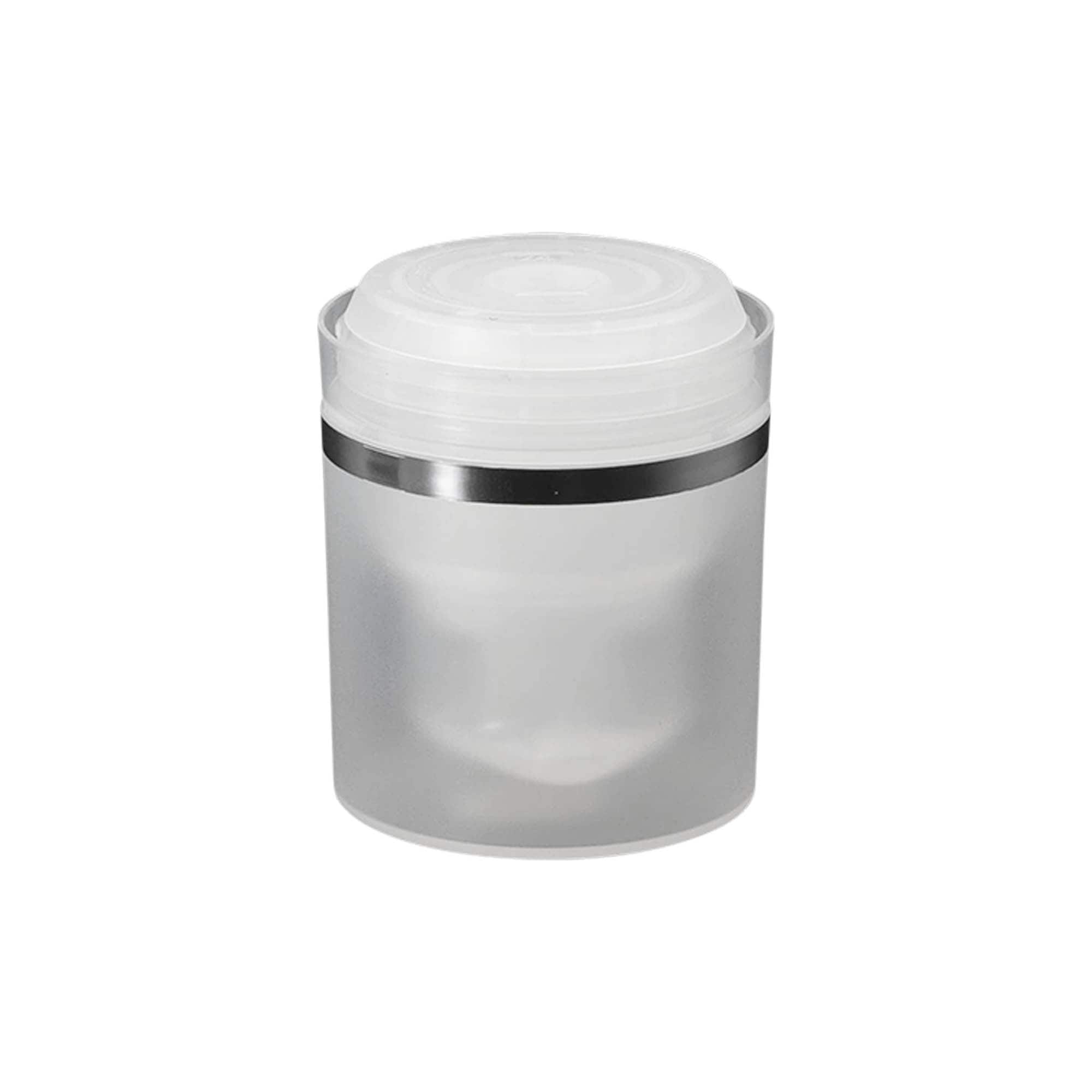Pompe distributrice sans air 'Mezzo', plastique PP, naturel