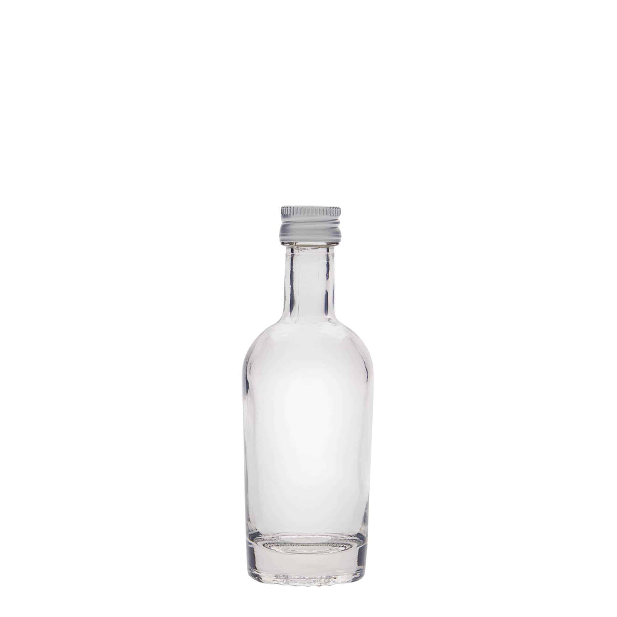 Flacon en verre 50 ml « Pepe », ouverture : PP 18