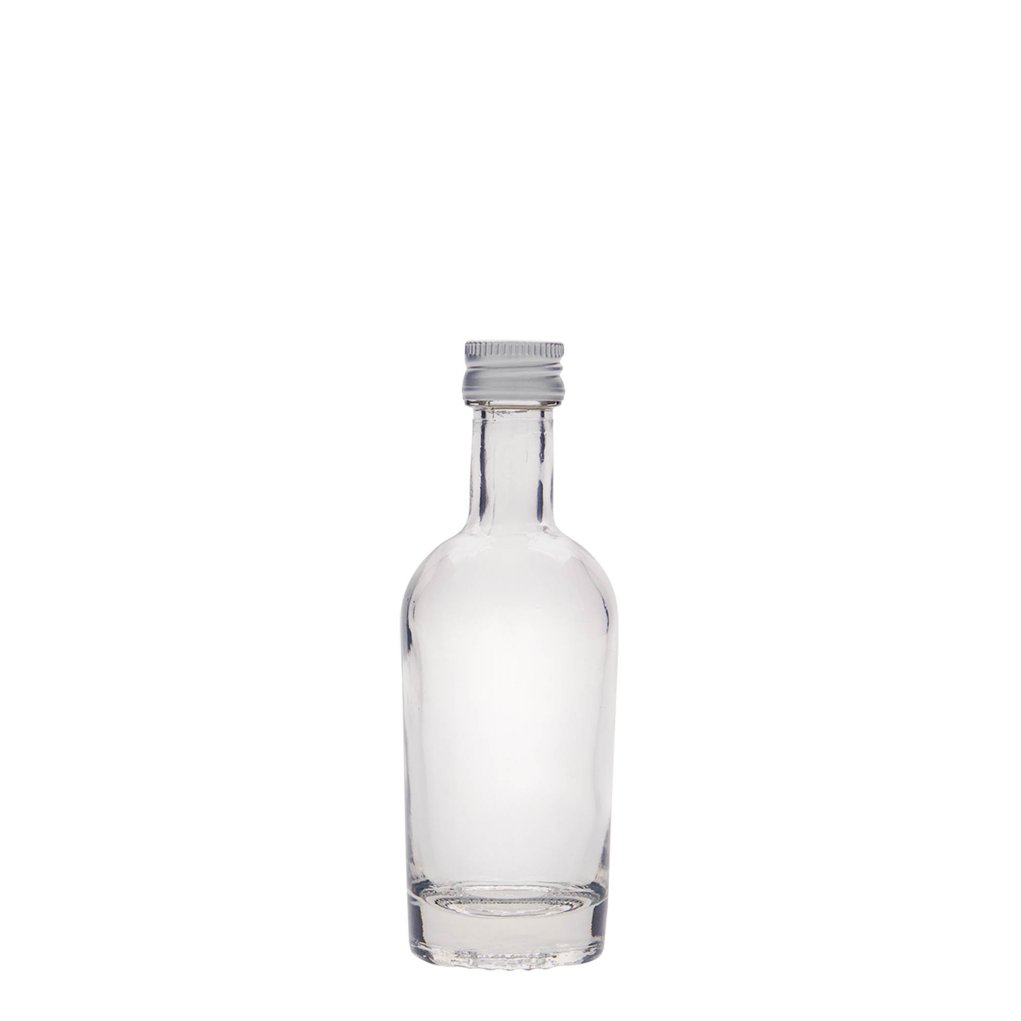 Flacon en verre 50 ml « Pepe », ouverture : PP 18 Flacon en verre 50 ml « Pepe », ouverture : PP 18