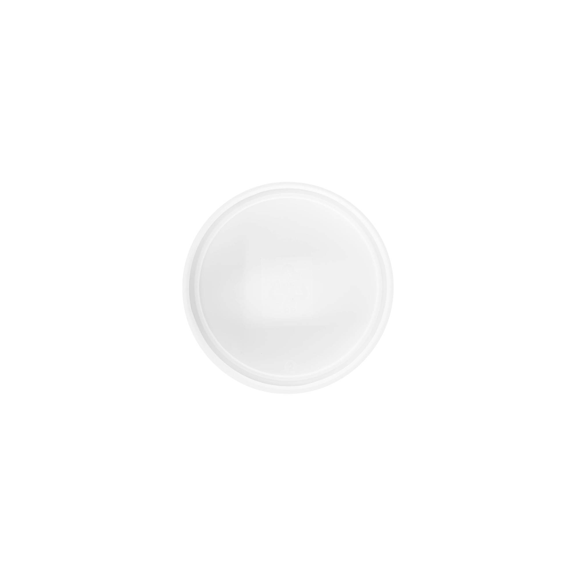 Bouchon à vis « White Line » 60ml, plastique PP, blanc