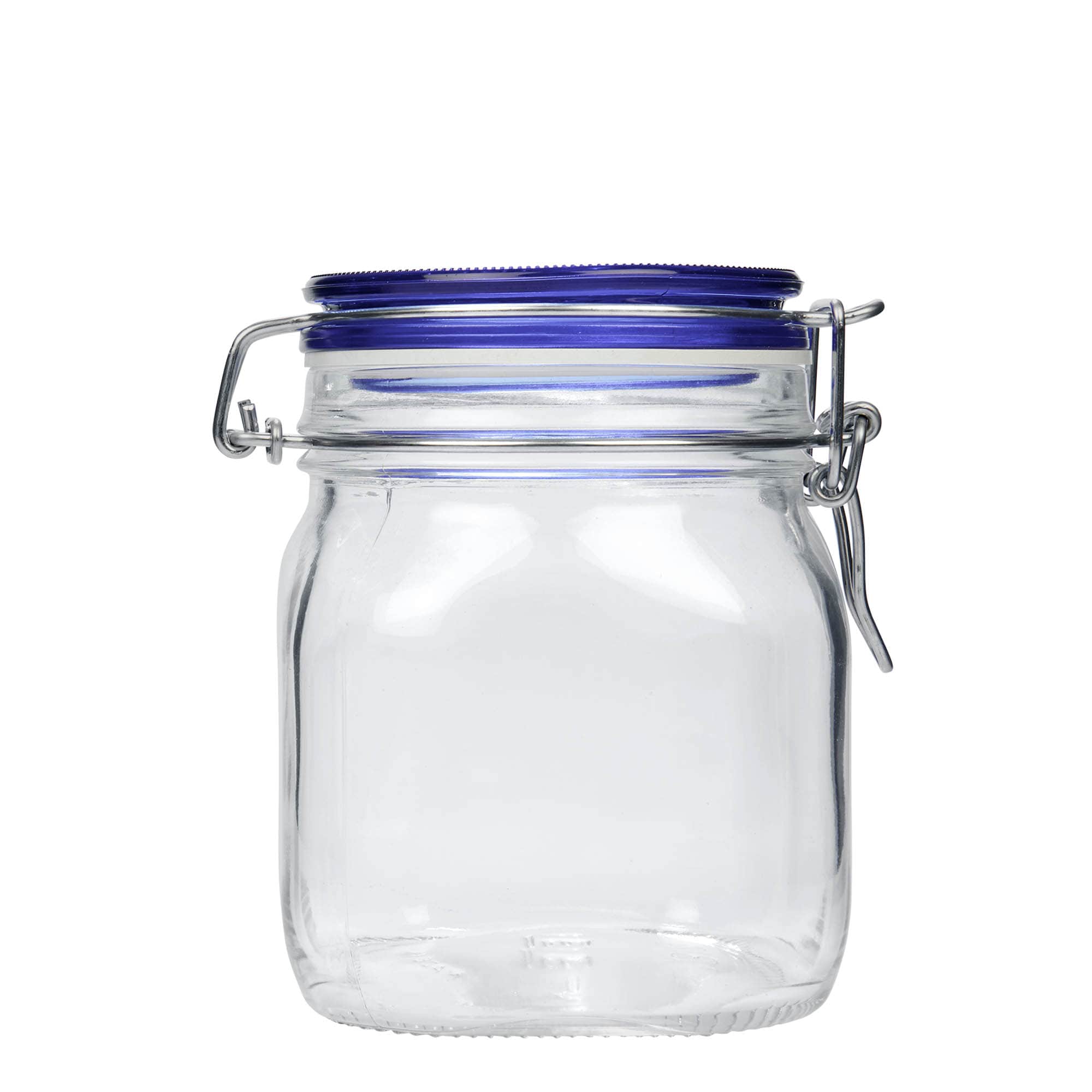 Bocal à fermeture mécanique 750 ml 'Fido' Blue Top, carré, bouchage: bouchon mécanique Bocal à fermeture mécanique 750 ml 'Fido' Blue Top, carré, bouchage: bouchon mécanique