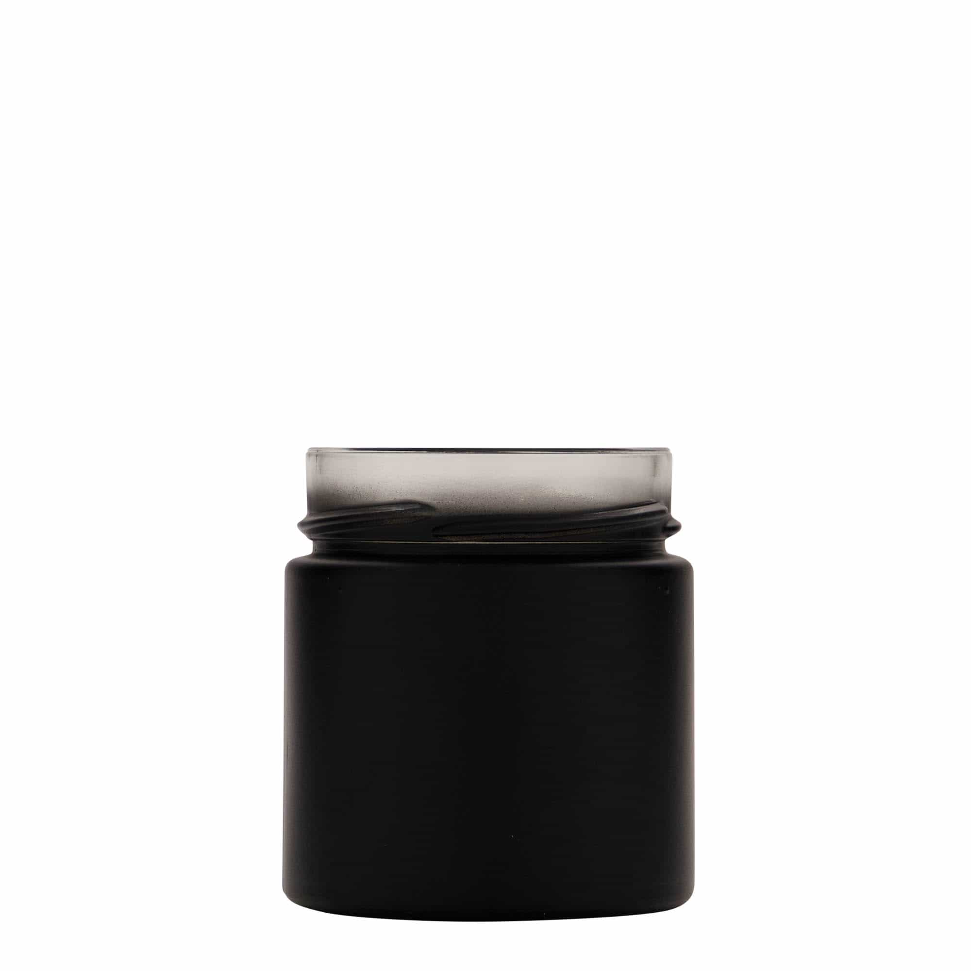 Bocal cylindrinque 212 ml 'Aurora', noir, bouchage: Deep-Twist-Off (DTO 66) Bocal cylindrinque 212 ml 'Aurora', noir, bouchage: Deep-Twist-Off (DTO 66)