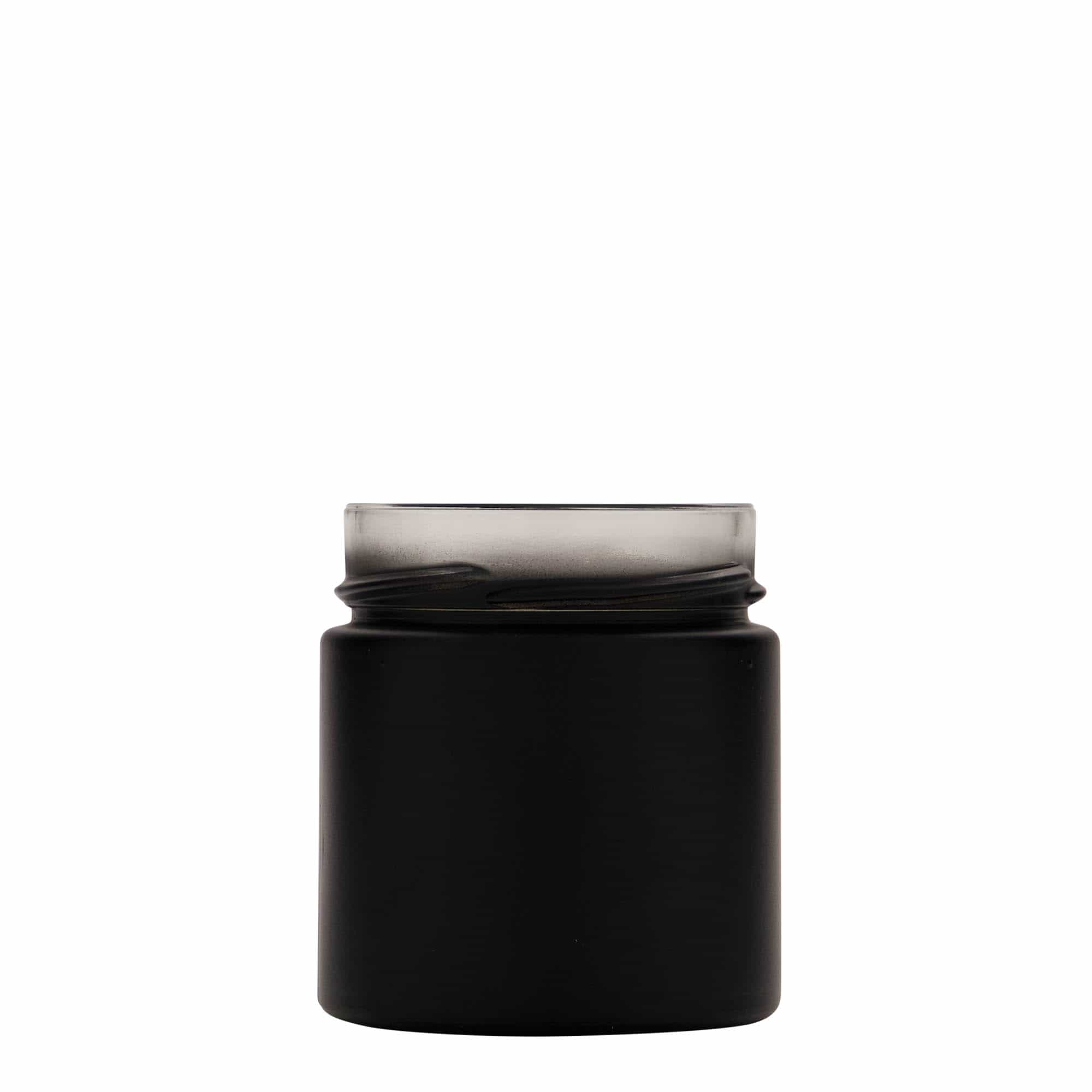Verre rond 220 ml « Aurora », noir, ouverture : Deep-Twist-Off (DTO 66)