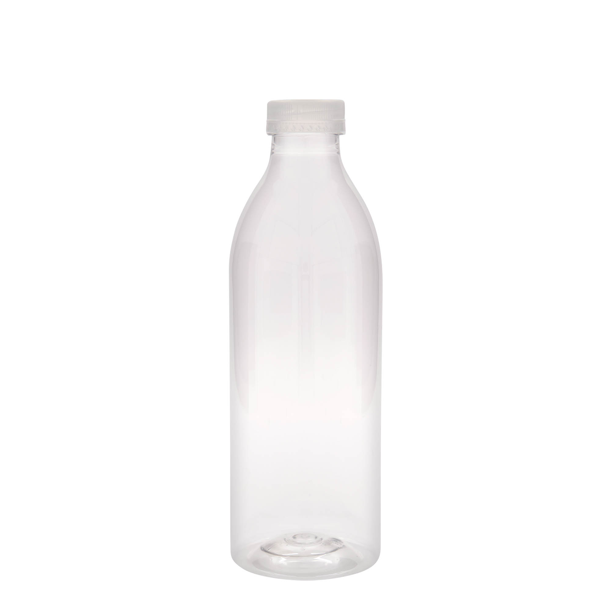 Bouteille PET standard 1 000 ml, plastique, ouverture : 38 mm
