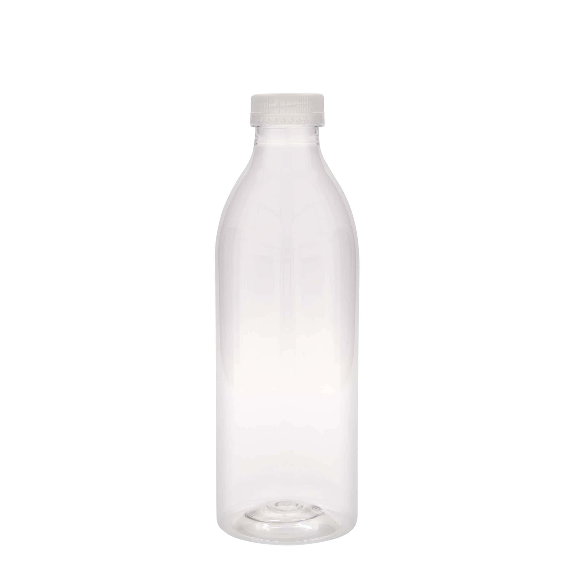 Bouteille PET standard 1 000 ml, plastique, ouverture : 38 mm