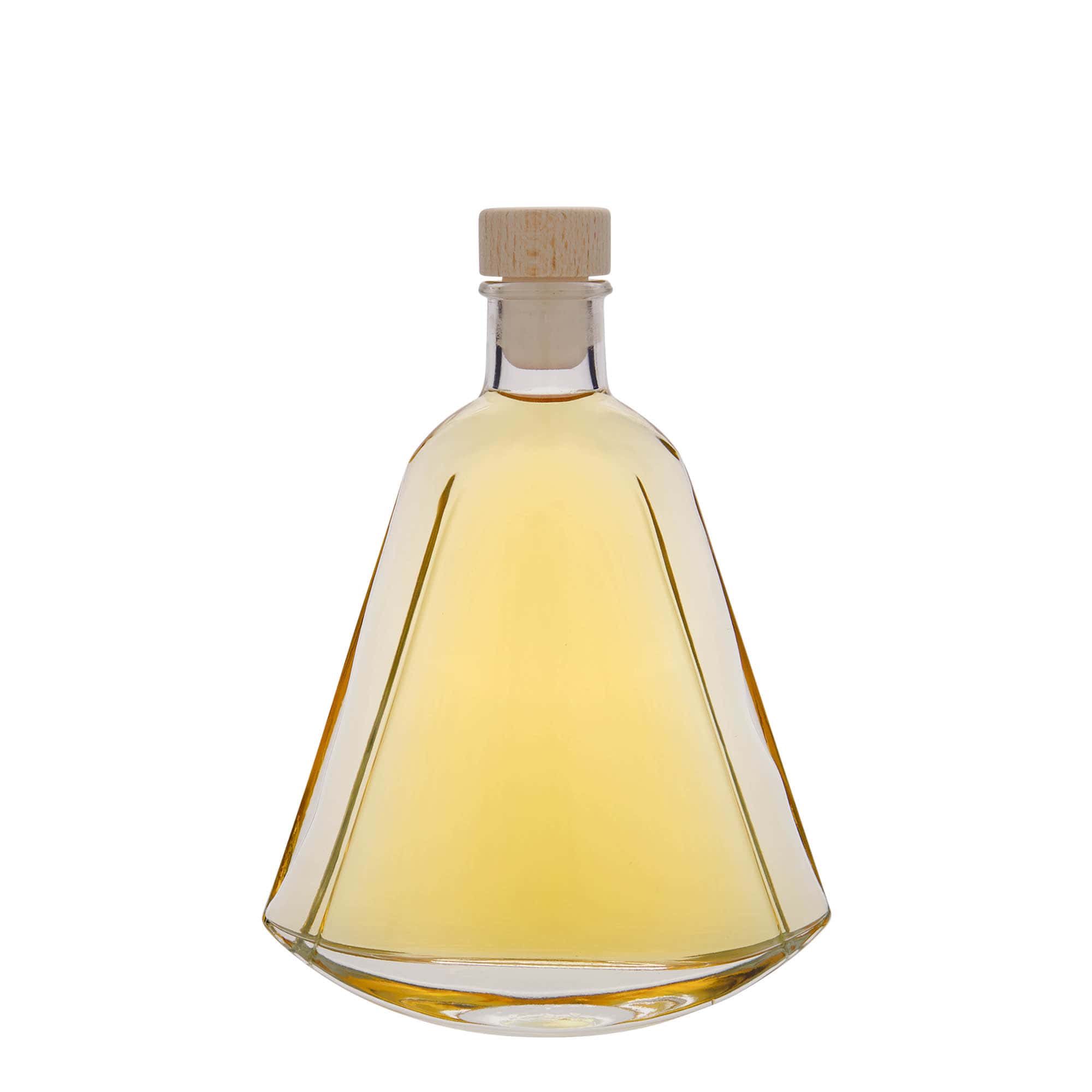 Bouteille en verre 200 ml 'Maurizio', ovale, ouverture : liège