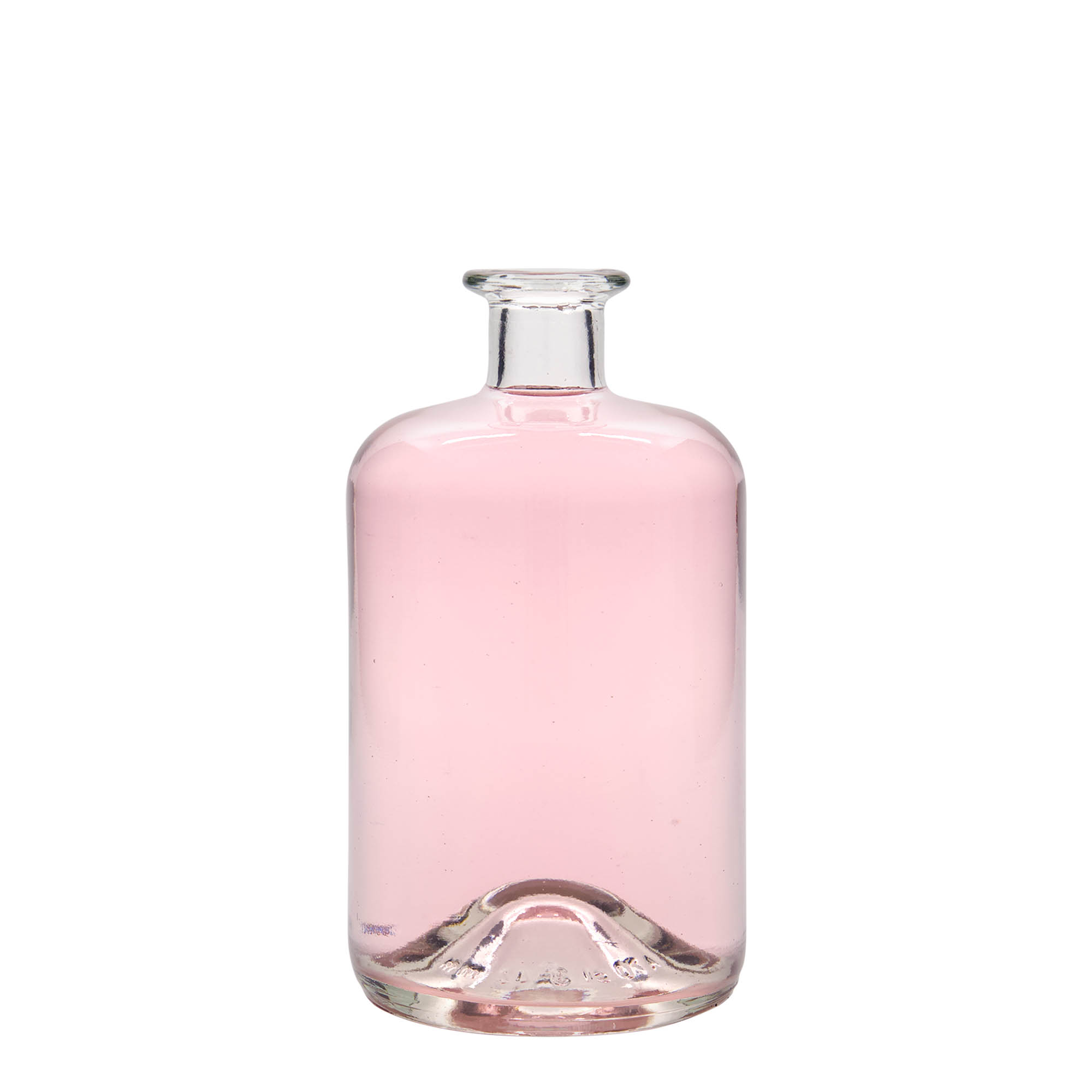 Bouteille en verre de 700 ml pour pharmacien, ouverture : bouchon en liège