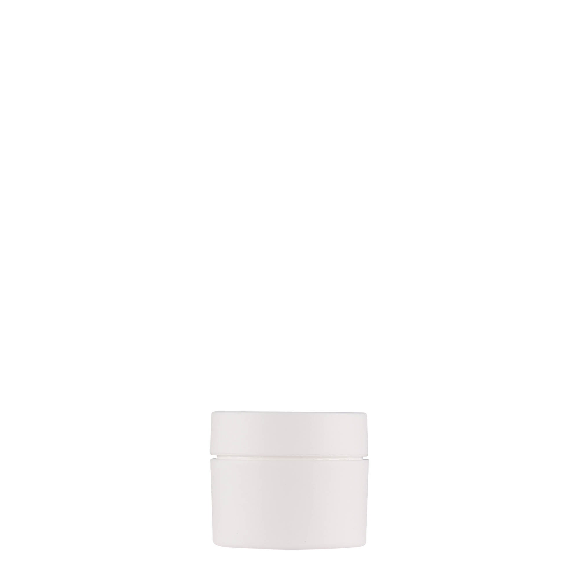 5 ml flacon en plastique 'Antonella', PP, blanc, ouverture : bouchon à vis