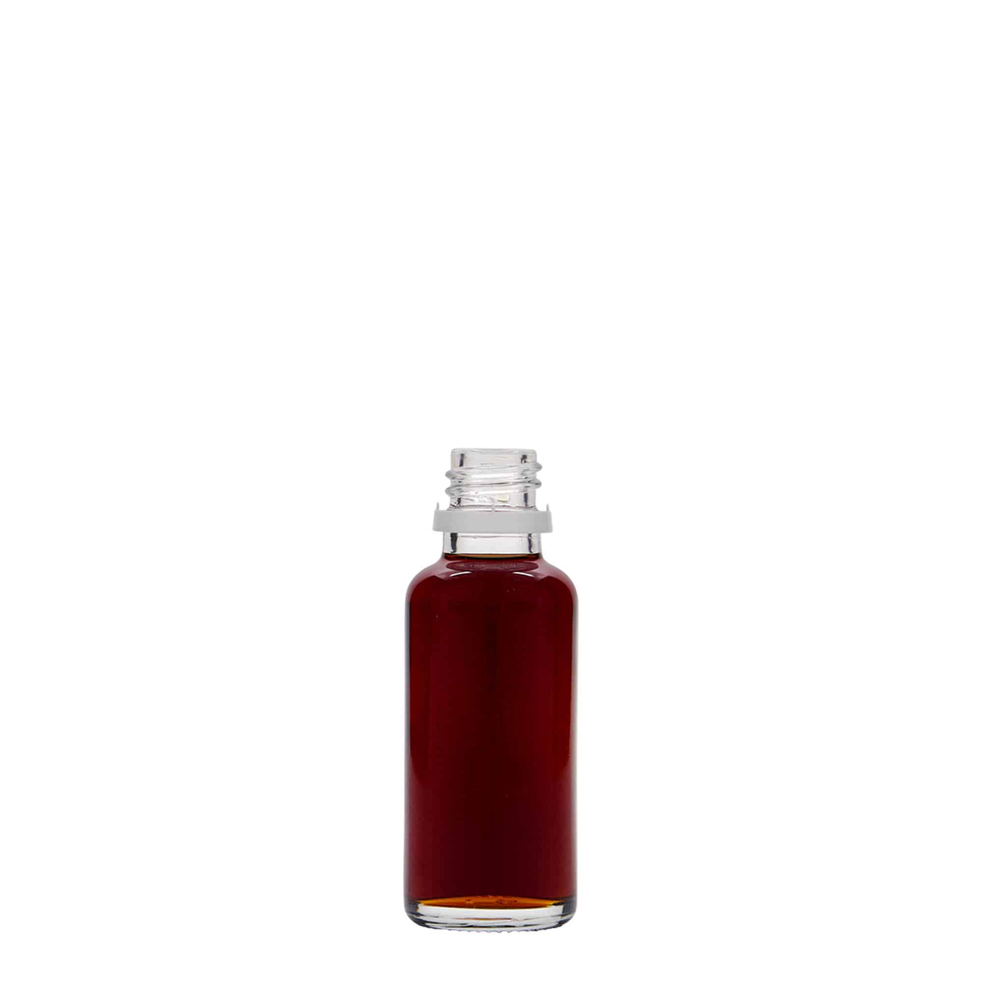 Flacon pharmaceutique 30 ml, verre, bouchage: DIN 18