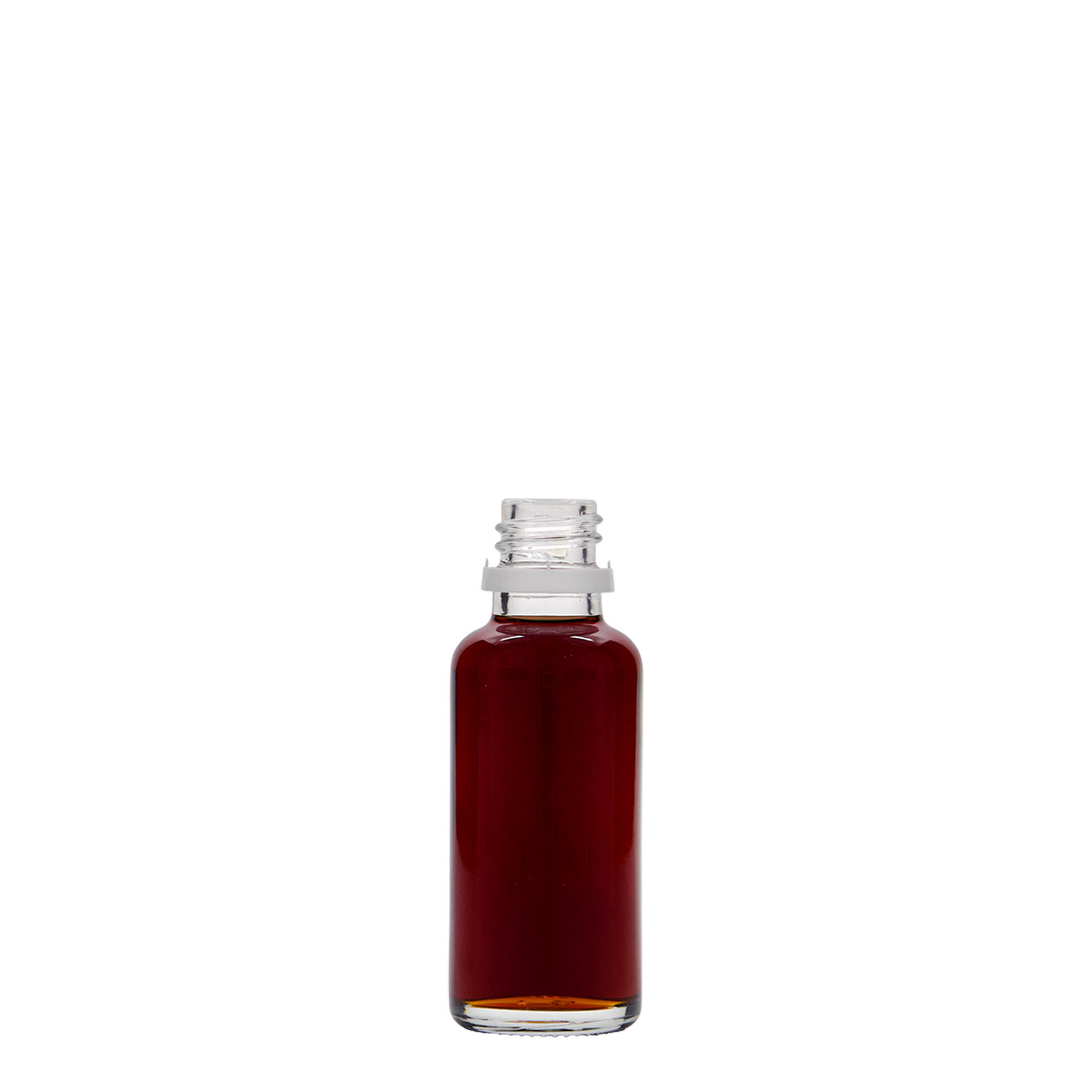 Flacon médical 30 ml, verre, ouverture : DIN 18